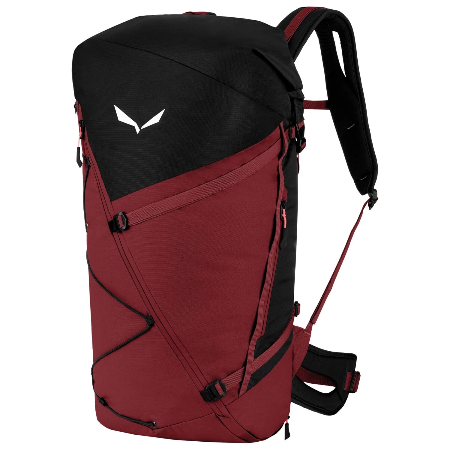 Дамска туристическа раница Salewa Women's Puez 32+5 Walking backpack - Syrah / Black Out