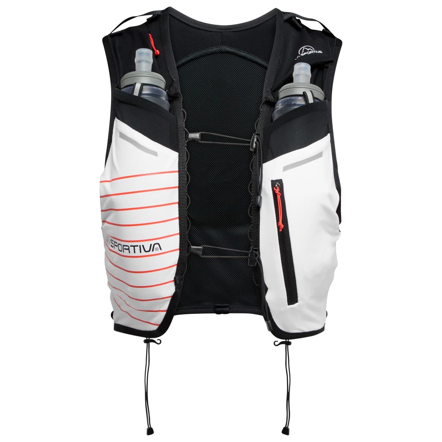 Раница за трейл бягане La Sportiva Trail Vest 5 Running vest - White / Cherry Tomato