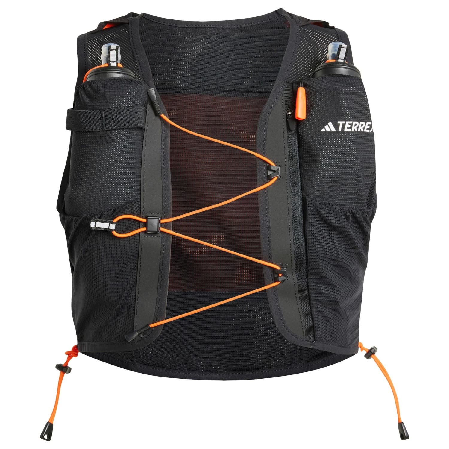 Раница за трейл бягане Adidas terrex Terrex Trail Running Vest 12L Trail running backpack - Black / White / Impact Orange