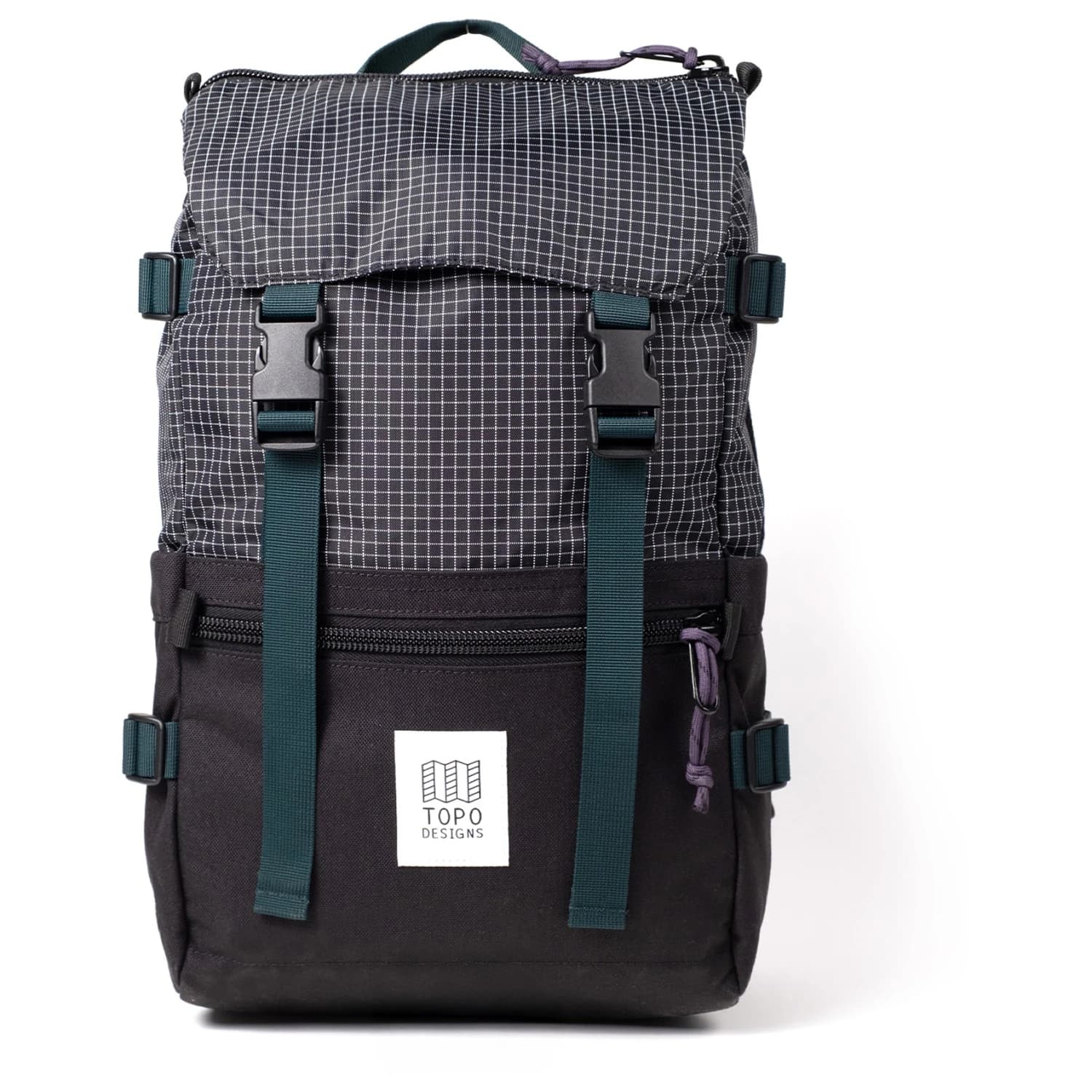 Дневна раница Topo designs Rover Pack Classic 20 Recycled Daypack - Black / Grid