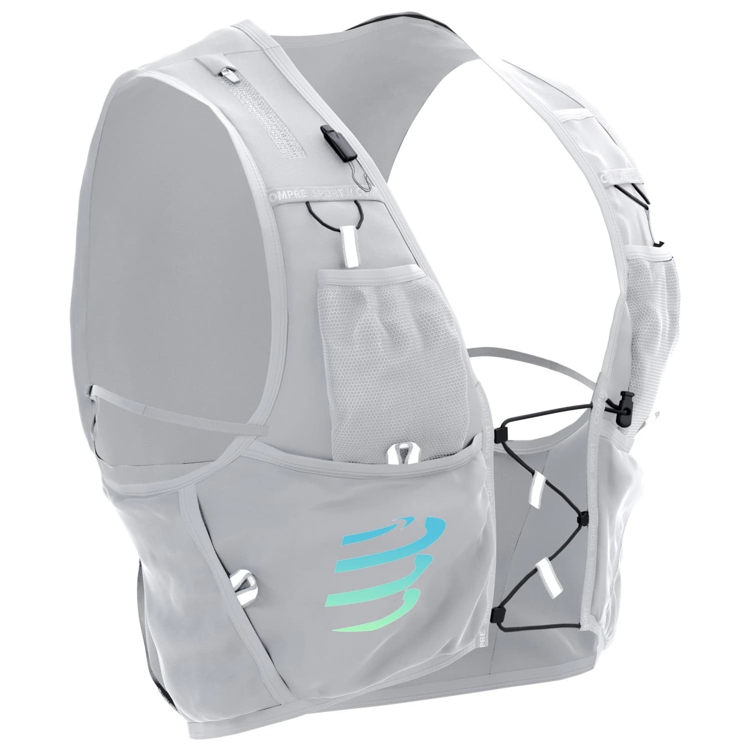 Раница за трейл бягане Compressport UltRun Evo 10 Trail running backpack - Gray Violet / Blue / Green