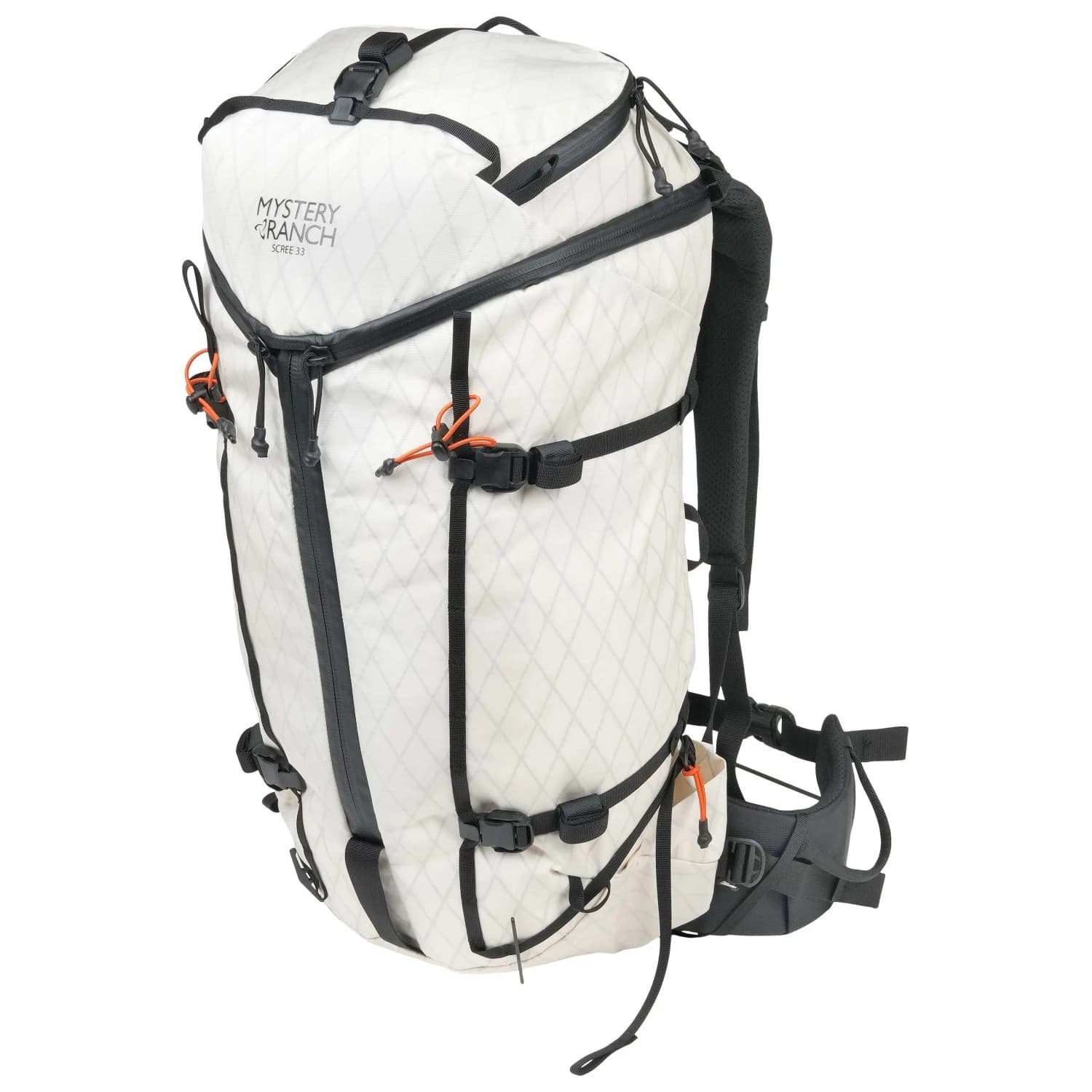 Дамска алпийска раница Mystery ranch Women's Scree 33 Mountaineering backpack - White / Sunset
