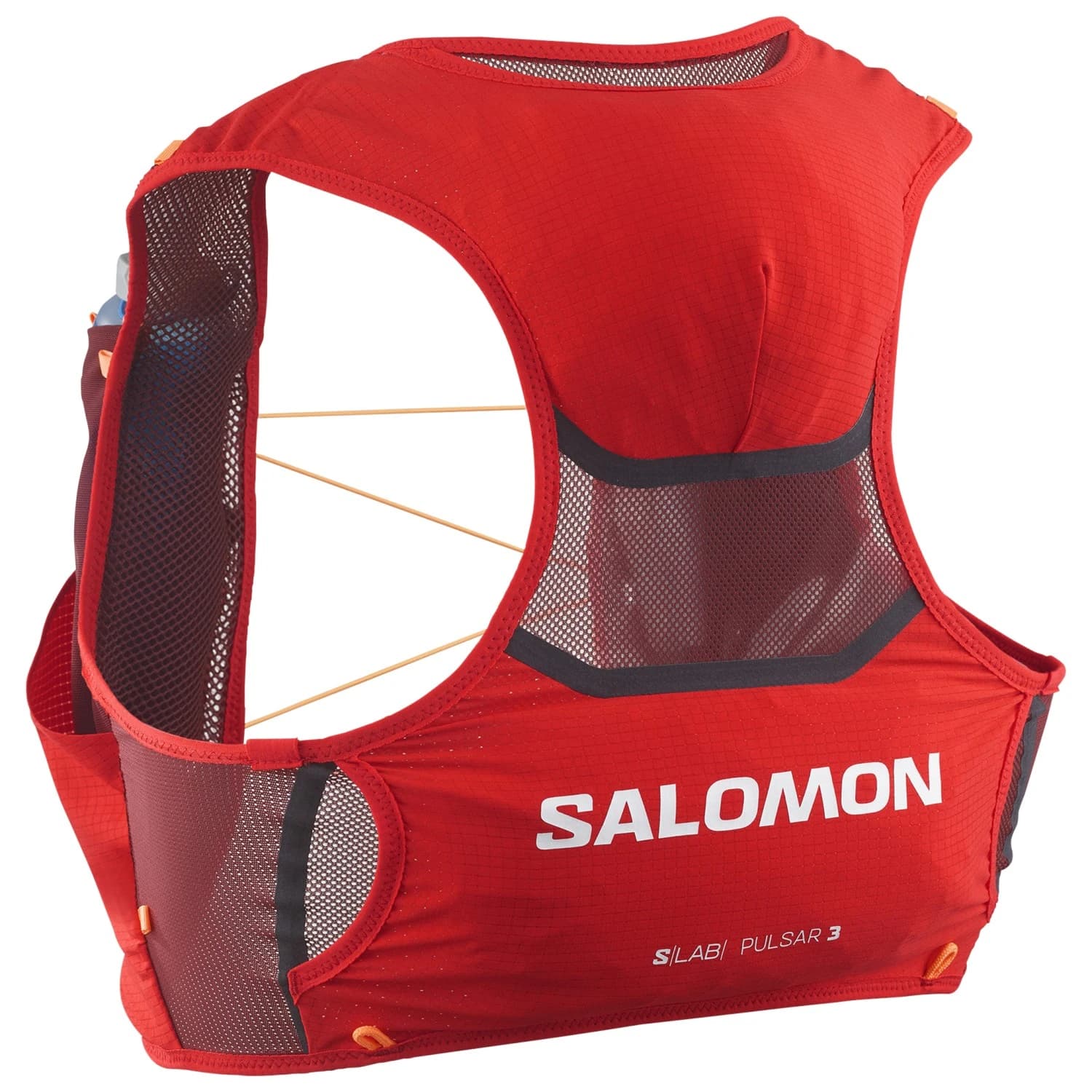 Раница за трейл бягане Salomon S/Lab Pulsar 3 Trail running backpack - Fiery Red / Andorra / Orange Pop
