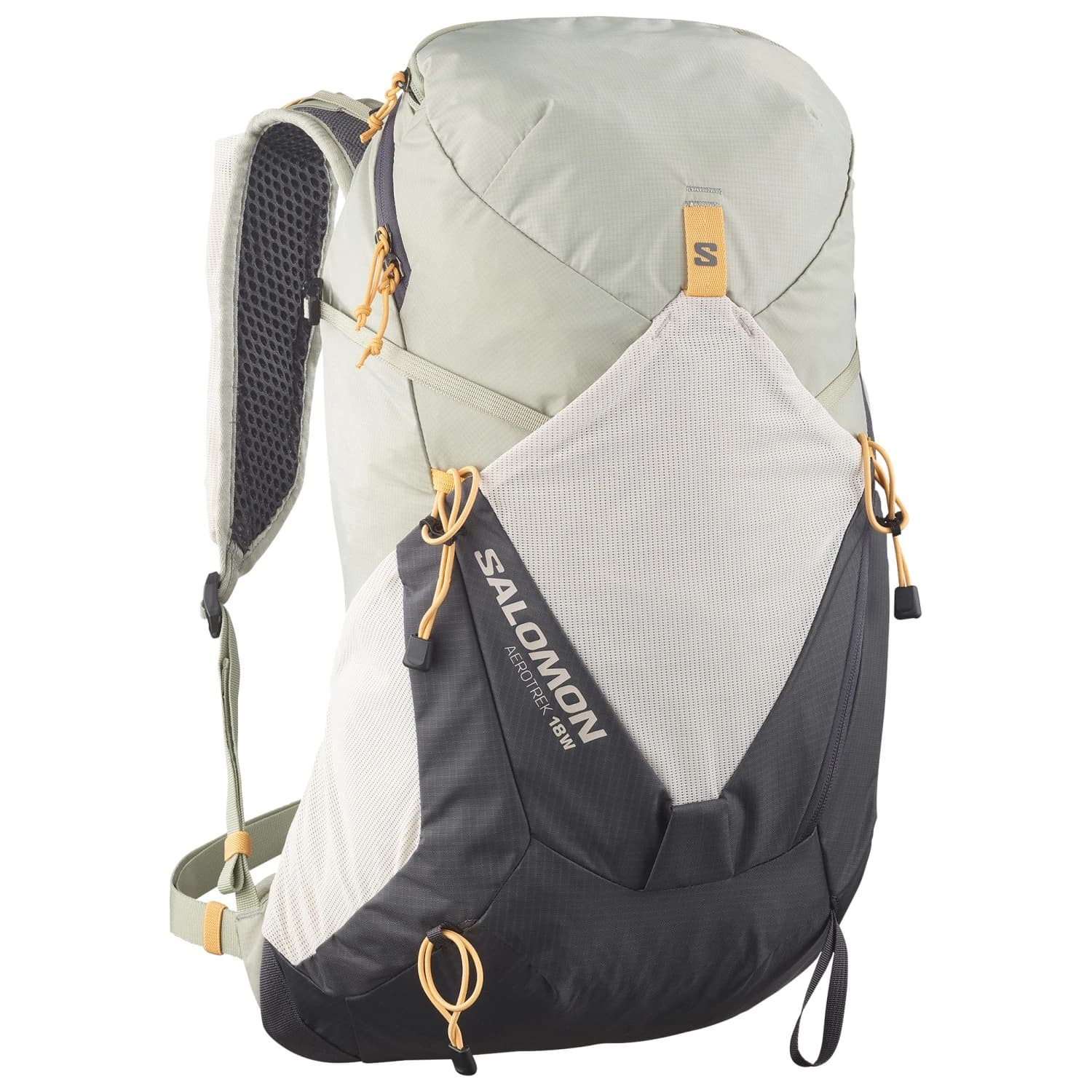 Дамска туристическа раница Salomon Women's Aerotrek 18 Walking backpack - Seagrass / Silver Cloud / Nine Iron