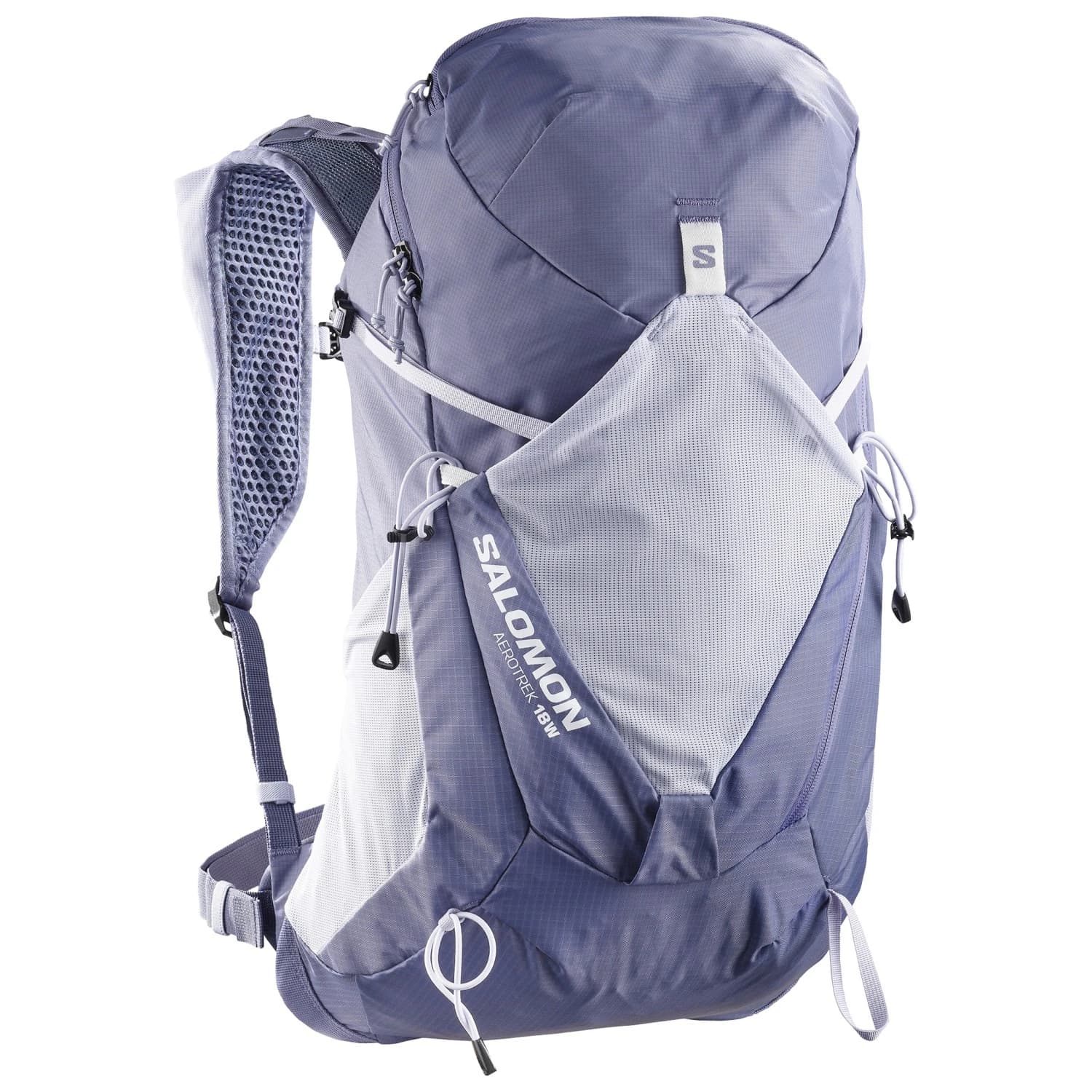 Дамска туристическа раница Salomon Women's Aerotrek 18 Walking backpack - Heron / Cosmic Sky / White