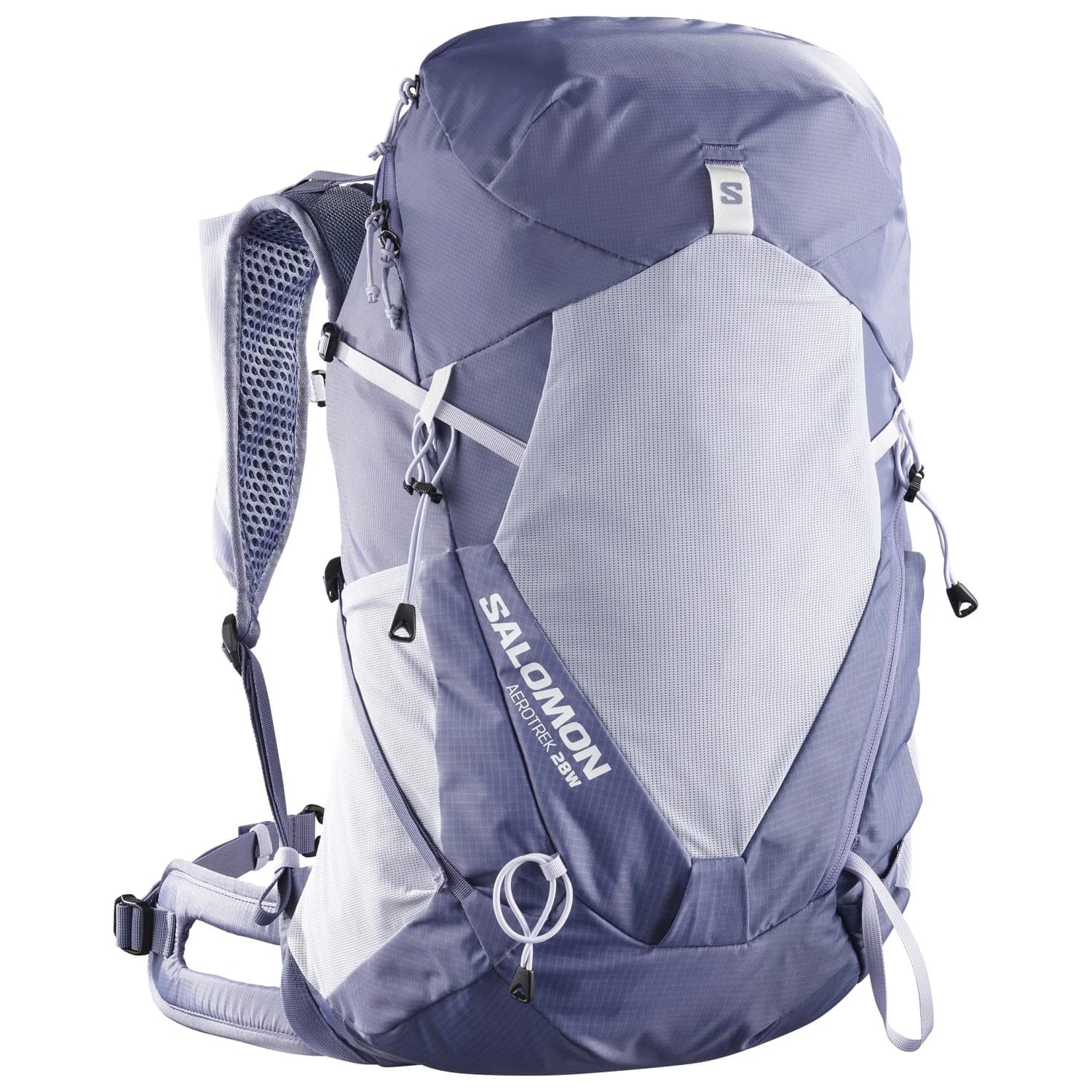 Дамска туристическа раница Salomon Women's Aerotrek 28 Walking backpack - Heron / Cosmic Sky / White