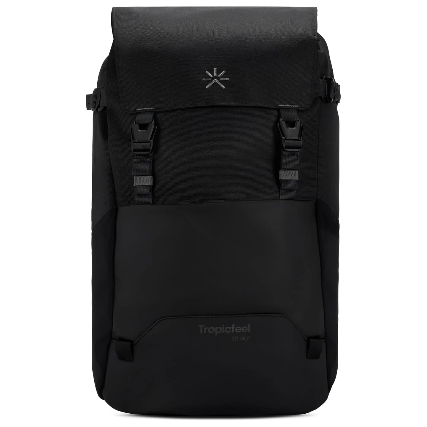 Пътна раница Tropicfeel Shell 20-42 Travel backpack - All Black