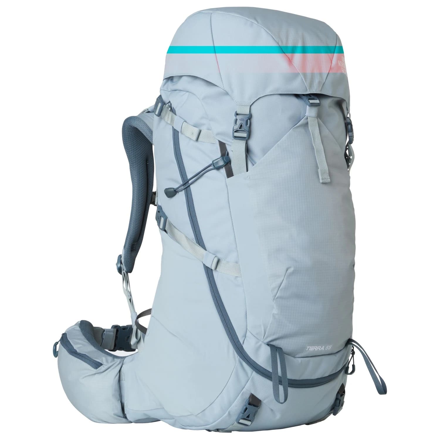 Дамска трекинг раница The North Face Women's Terra 55 Walking backpack - Frost Grey / Granite Grey