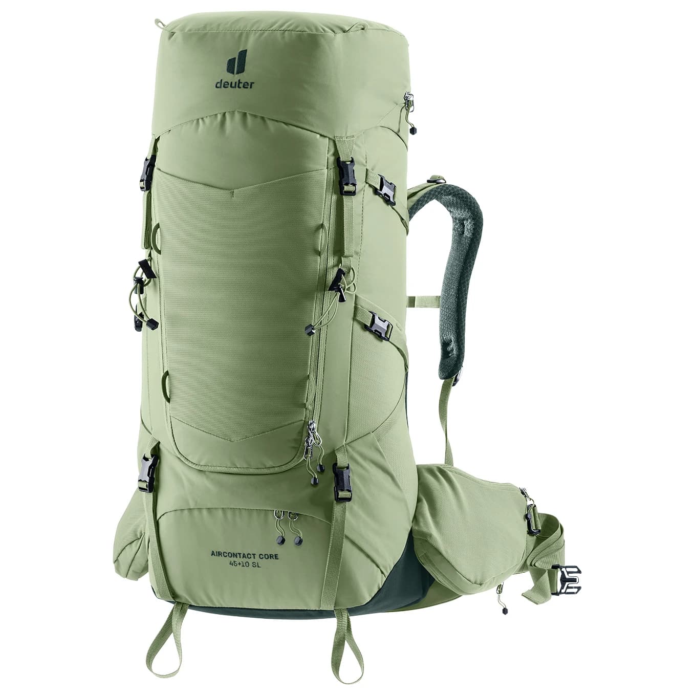 Дамска трекинг раница Deuter Women's Aircontact Core SL 45+10 Walking backpack - Grove / Ivy