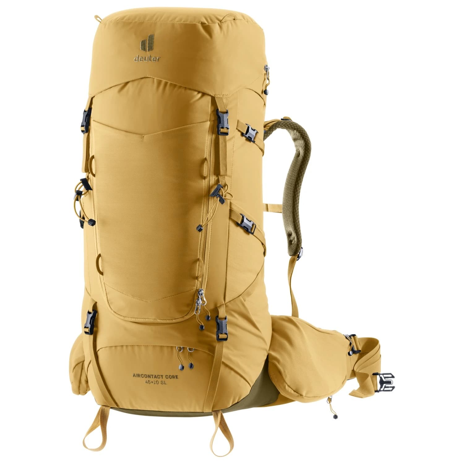 Дамска трекинг раница Deuter Women's Aircontact Core SL 45+10 Walking backpack - Savanna / Nori