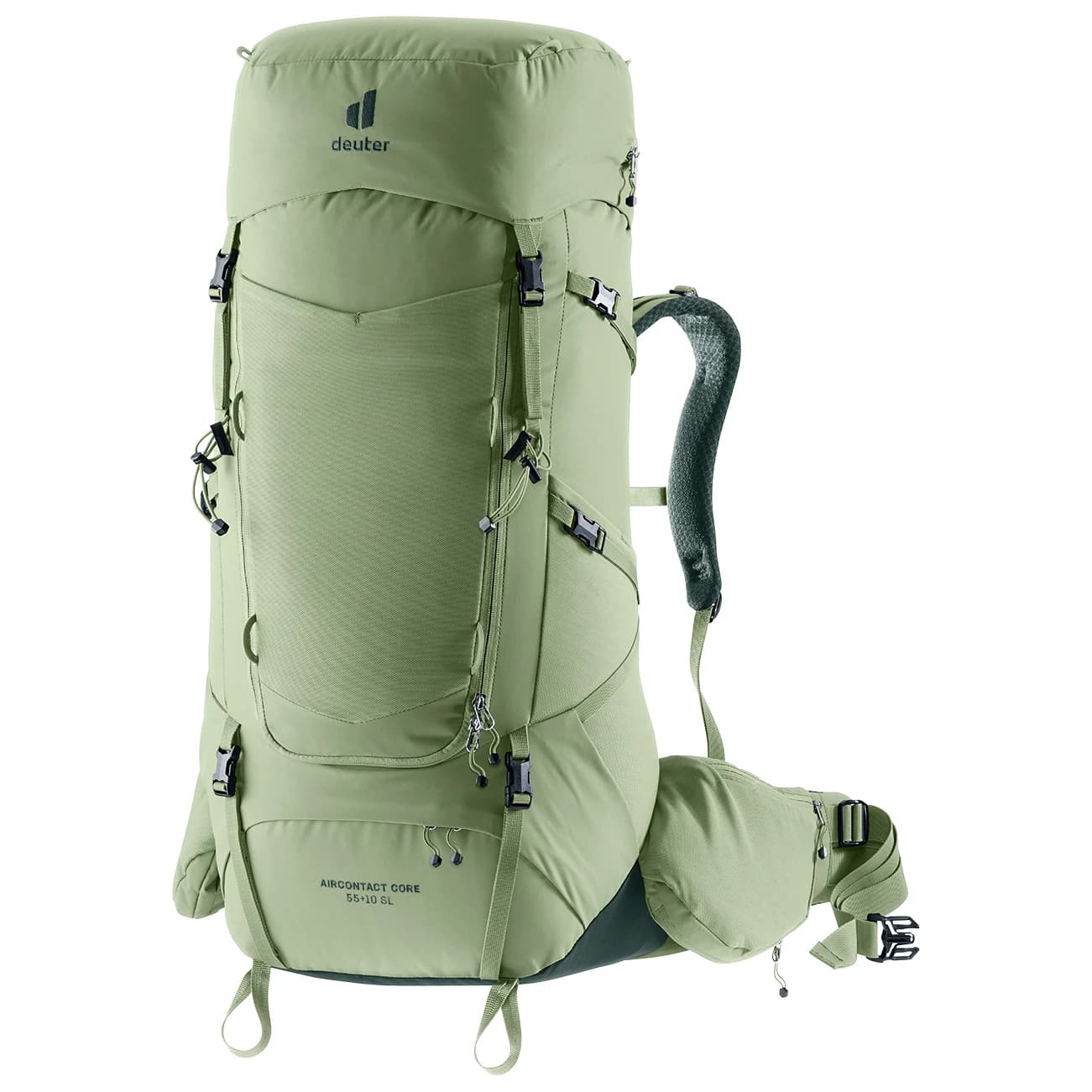 Дамска трекинг раница Deuter Women's Aircontact Core SL 55+10 Walking backpack - Grove / Ivy