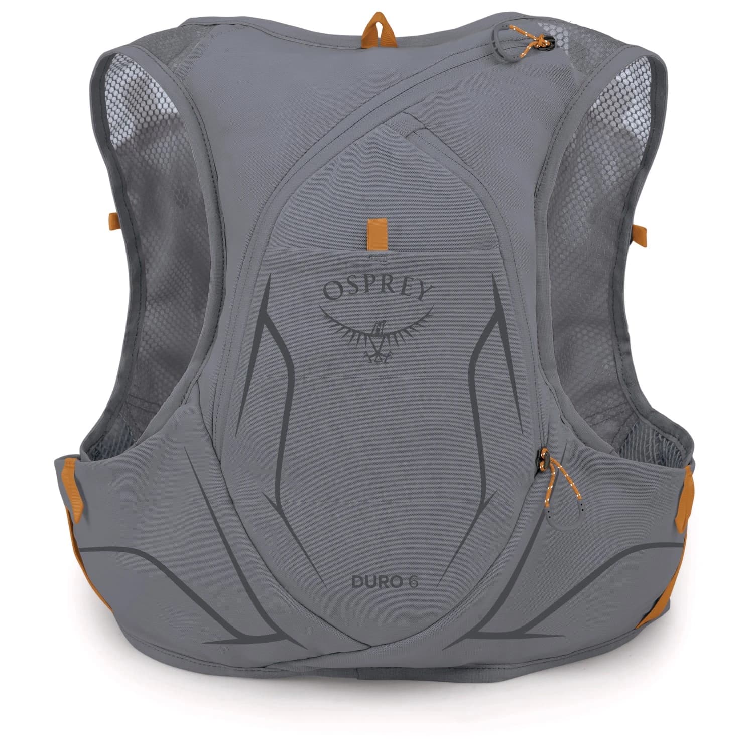 Раница за трейл бягане Osprey Duro 6 Trail running backpack - Phantom Grey / Toffee Orange