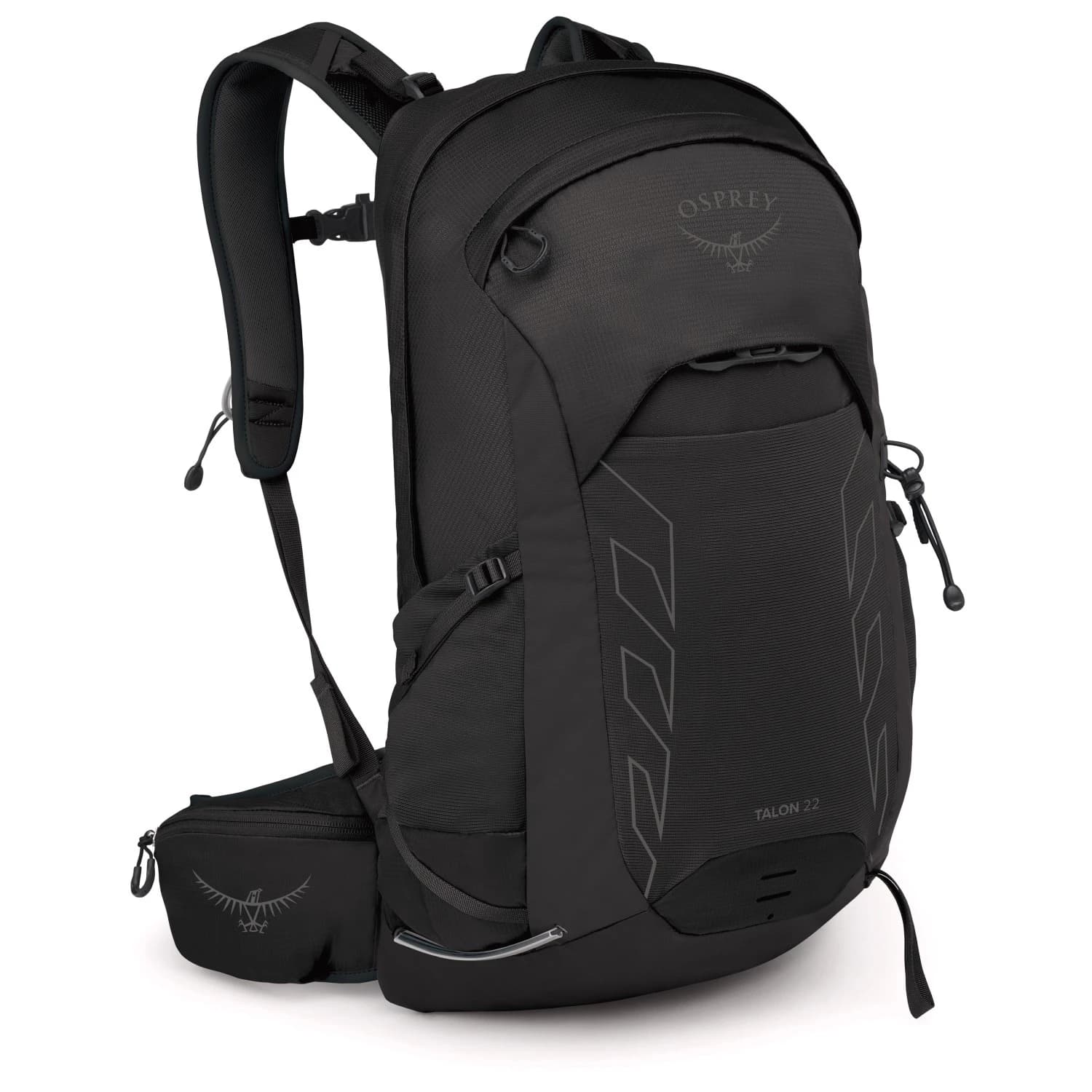 Туристическа раница Osprey Talon 22 Walking backpack - Black / Coal Grey