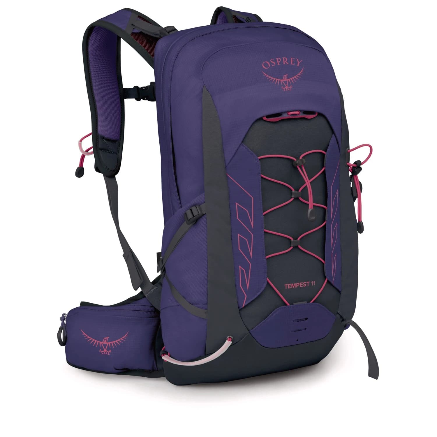 Дамска туристическа раница Osprey Women's Tempest 11 Walking backpack - Deep Fig / Hotspot Pink