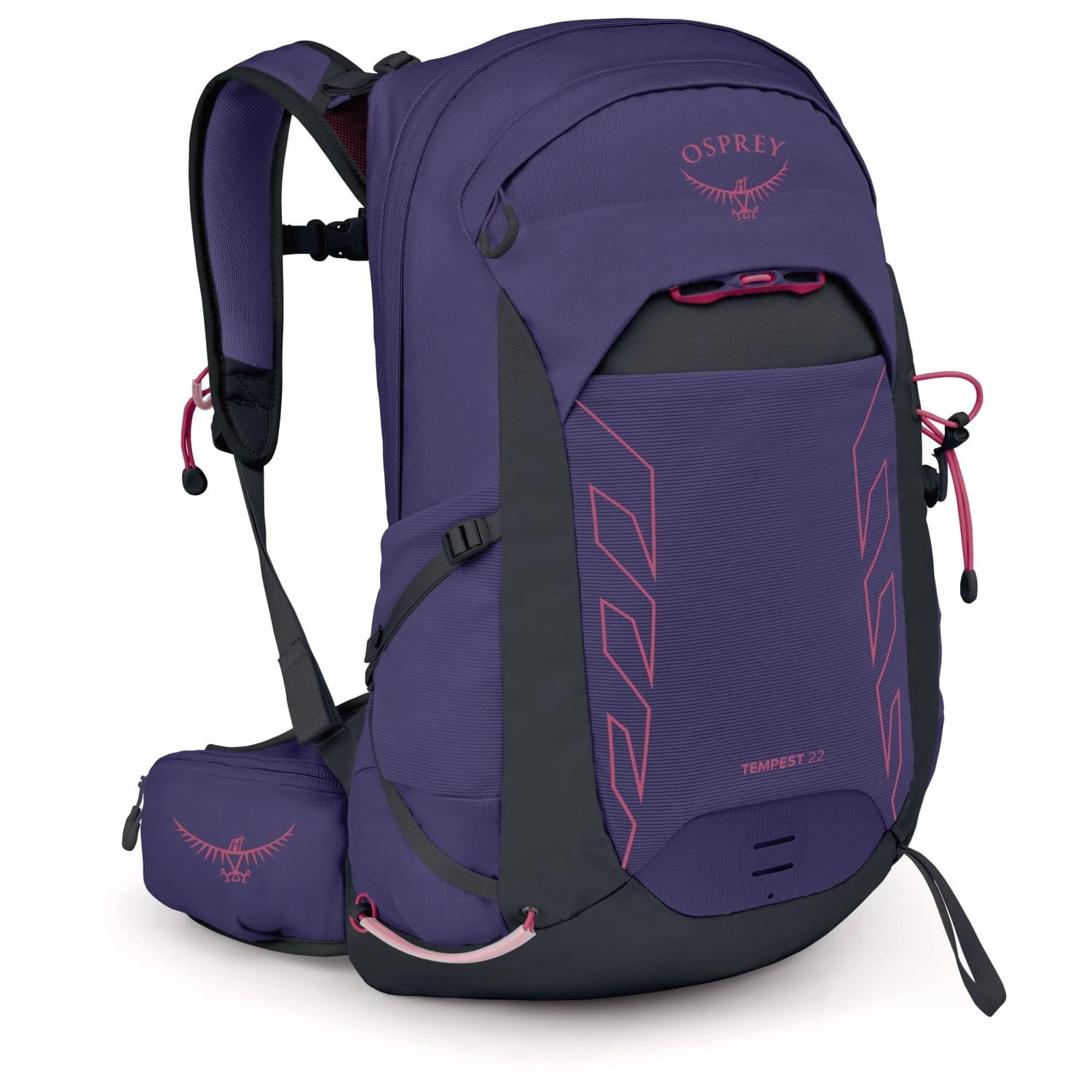 Дамска туристическа раница Osprey Women's Tempest 22 Walking backpack - Deep Fig / Hotspot Pink