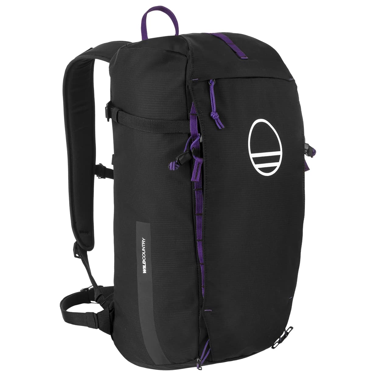 Раница за катерене Wild country Progress Backpack 25 Climbing backpack - Black / Parachute Purple