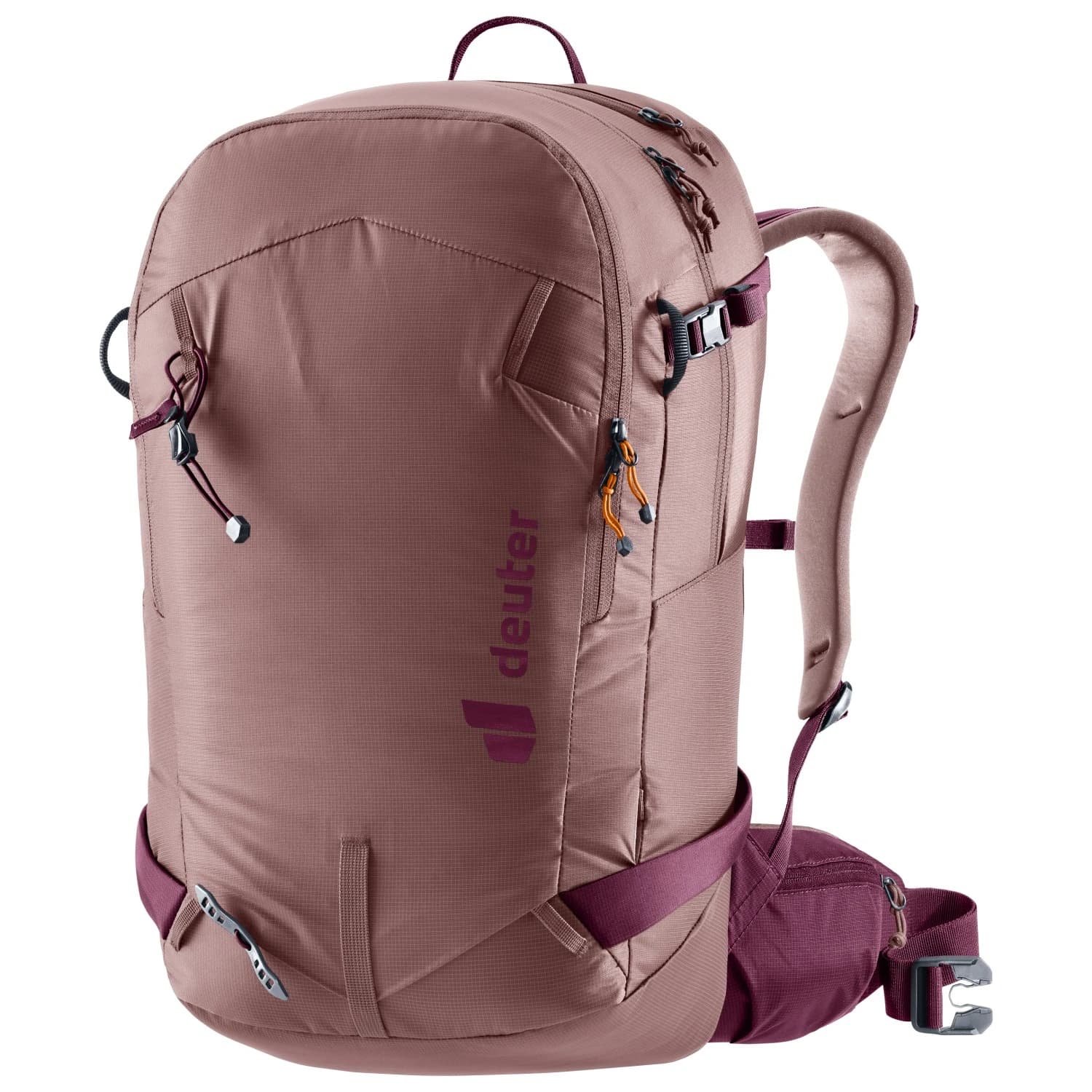 Дамска раница за ски-туринг Deuter Women's Freerider 22 SL Ski touring backpack - Ashrose / Cassis
