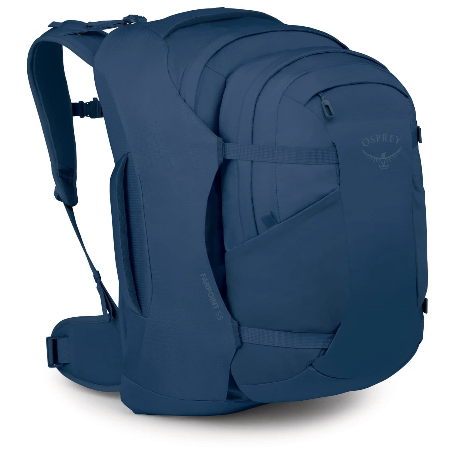 Пътна раница Osprey Farpoint 55 Travel backpack - Antique Blue