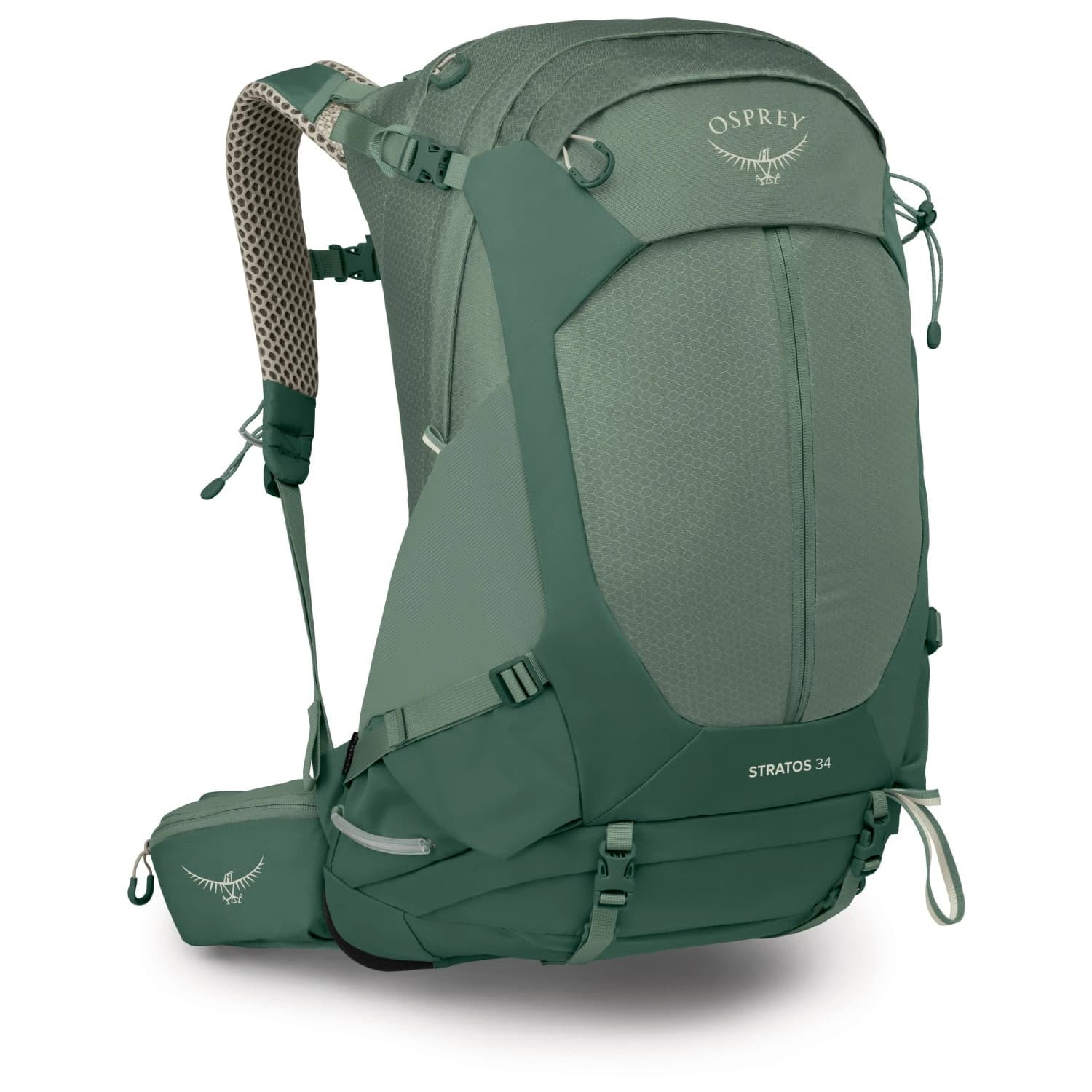 Алпийска раница Osprey Stratos 34 Walking backpack - Pine Leaf Green
