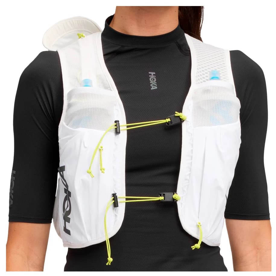 Раница за трейл бягане HOKA Hoka Trail Run Vest 10 Trail running backpack - White