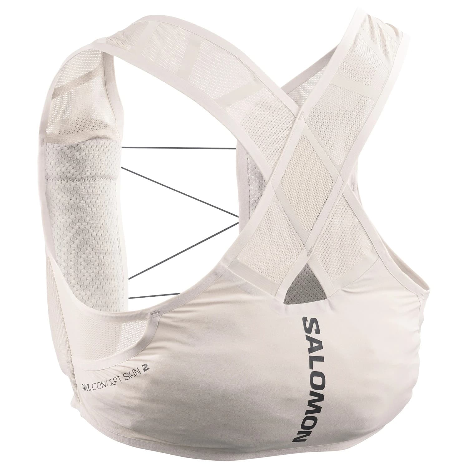 Раница за трейл бягане Salomon GRVL Concept Skin 2 Trail running backpack - Silver Cloud