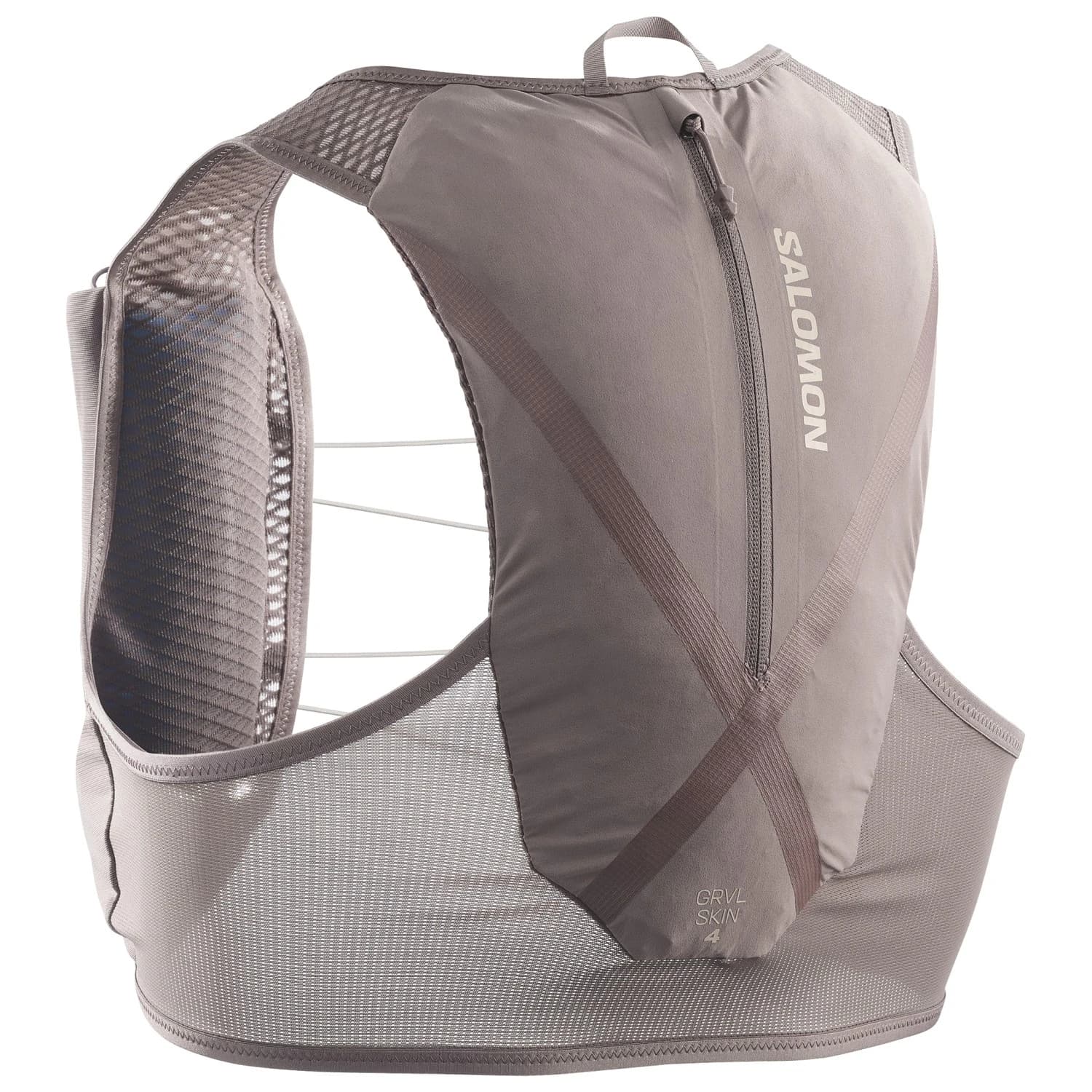 Раница за трейл бягане Salomon GRVL Skin 4 Trail running backpack - Iron / Silver Cloud
