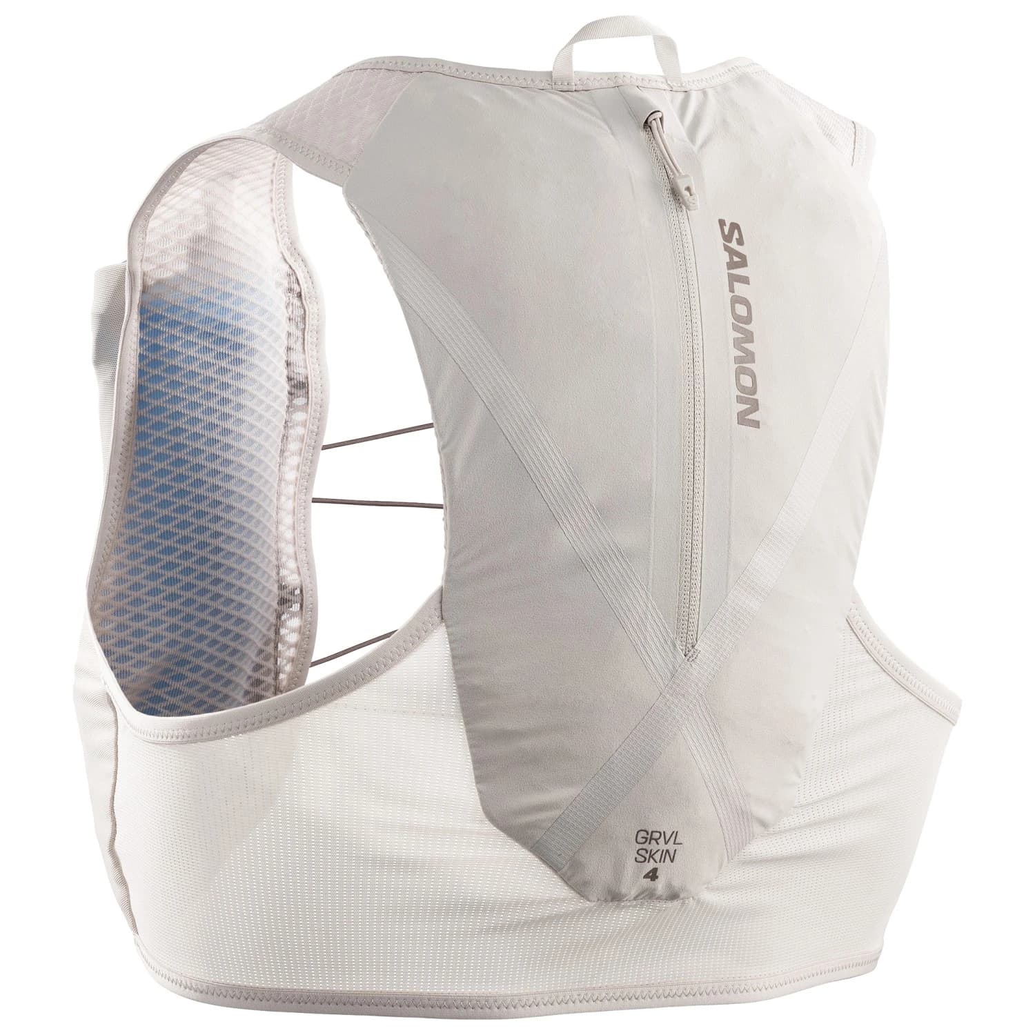 Раница за трейл бягане Salomon GRVL Skin 4 Trail running backpack - Silver Cloud / Iron