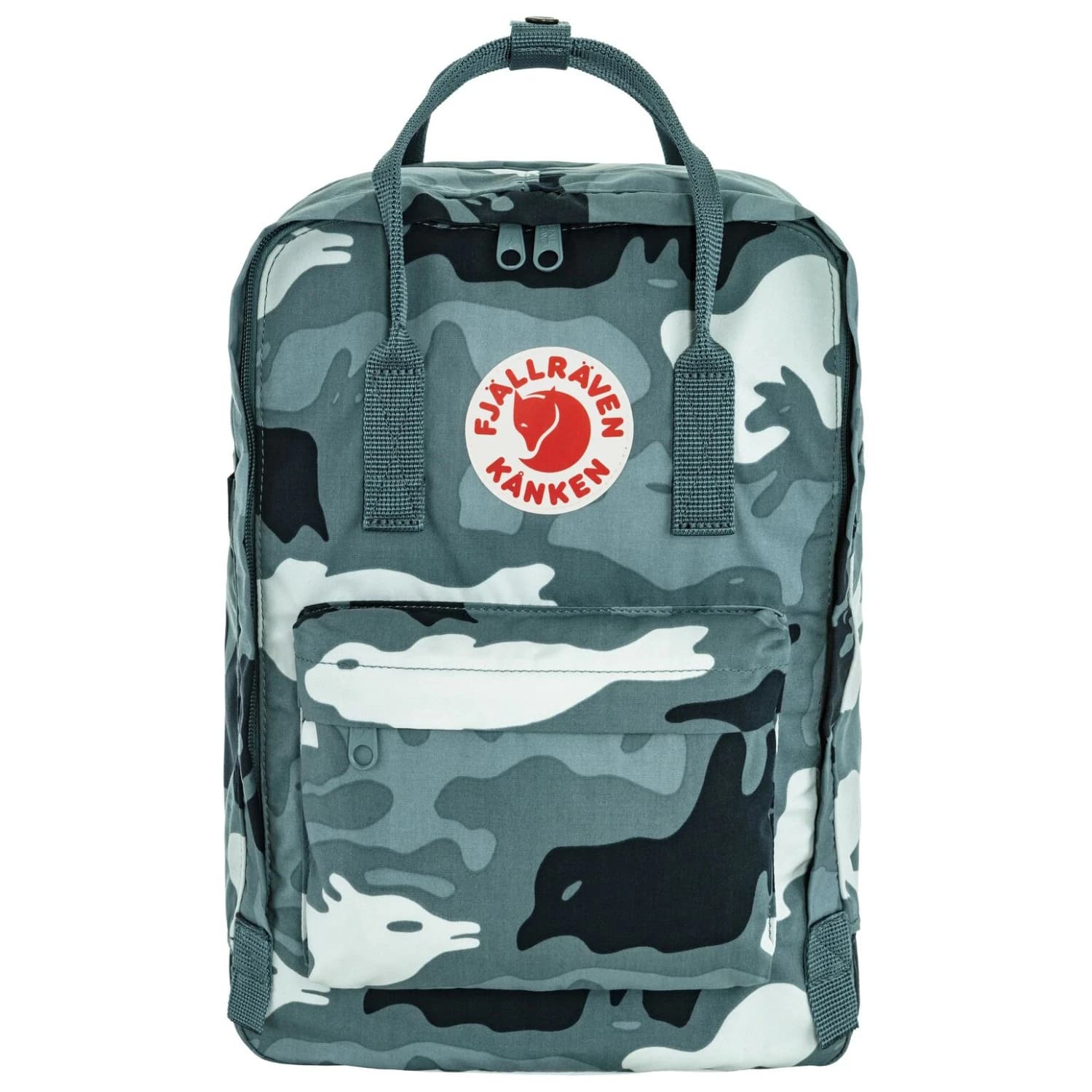 Дневна раница Fjällräven Kånken Graphics Laptop 15 Daypack - Nimbus Blue / Hidden Animals