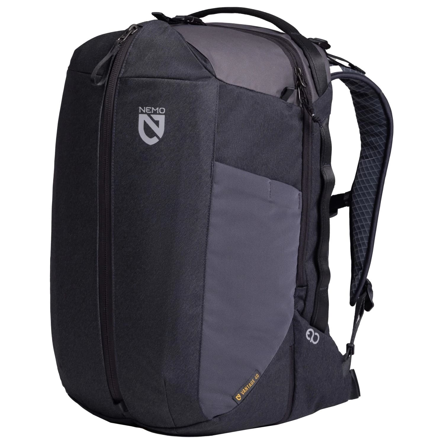 Пътна раница Nemo Vantage 40 Travel backpack - Black