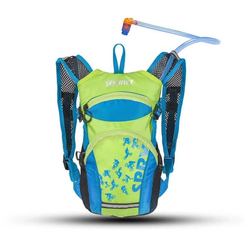 Детска хидратираща раница Source Kid's Spry Hydration backpack - Light Blue / Green