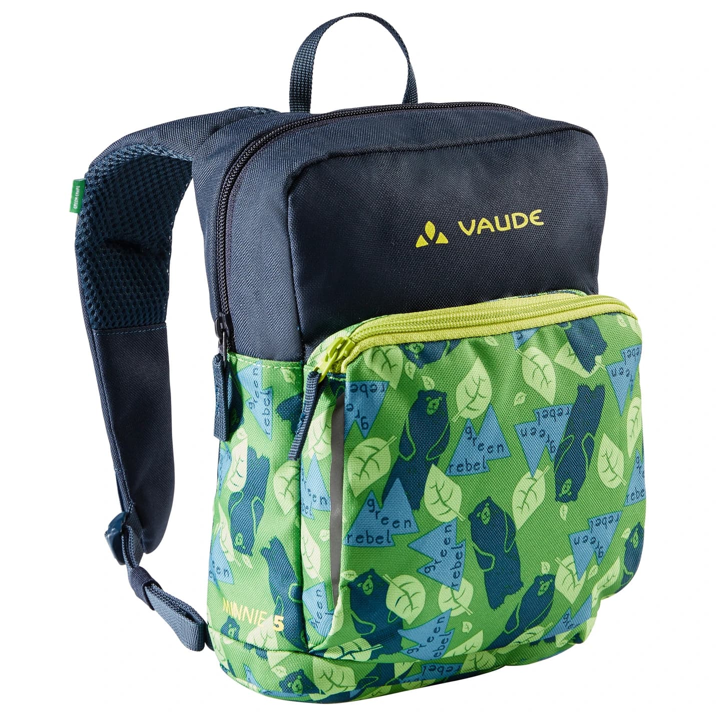 Детска детска раница Vaude Kid's Minnie 5 Kids' backpack - Parrot Green / Eclipse