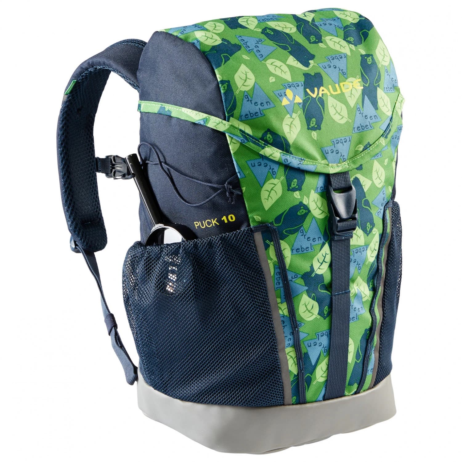 Детска детска раница Vaude Kid's Puck 10 Kids' backpack - Parrot Green / Eclipse