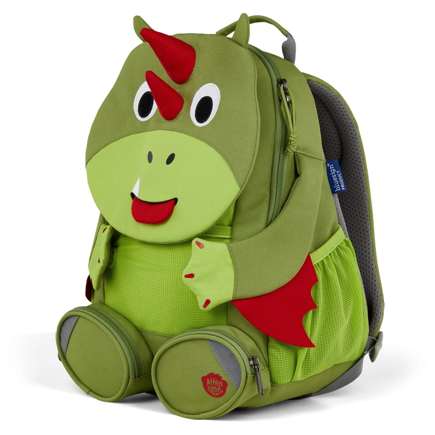 Детска детска раница Affenzahn Großer Freund Drache Kids' backpack - Green