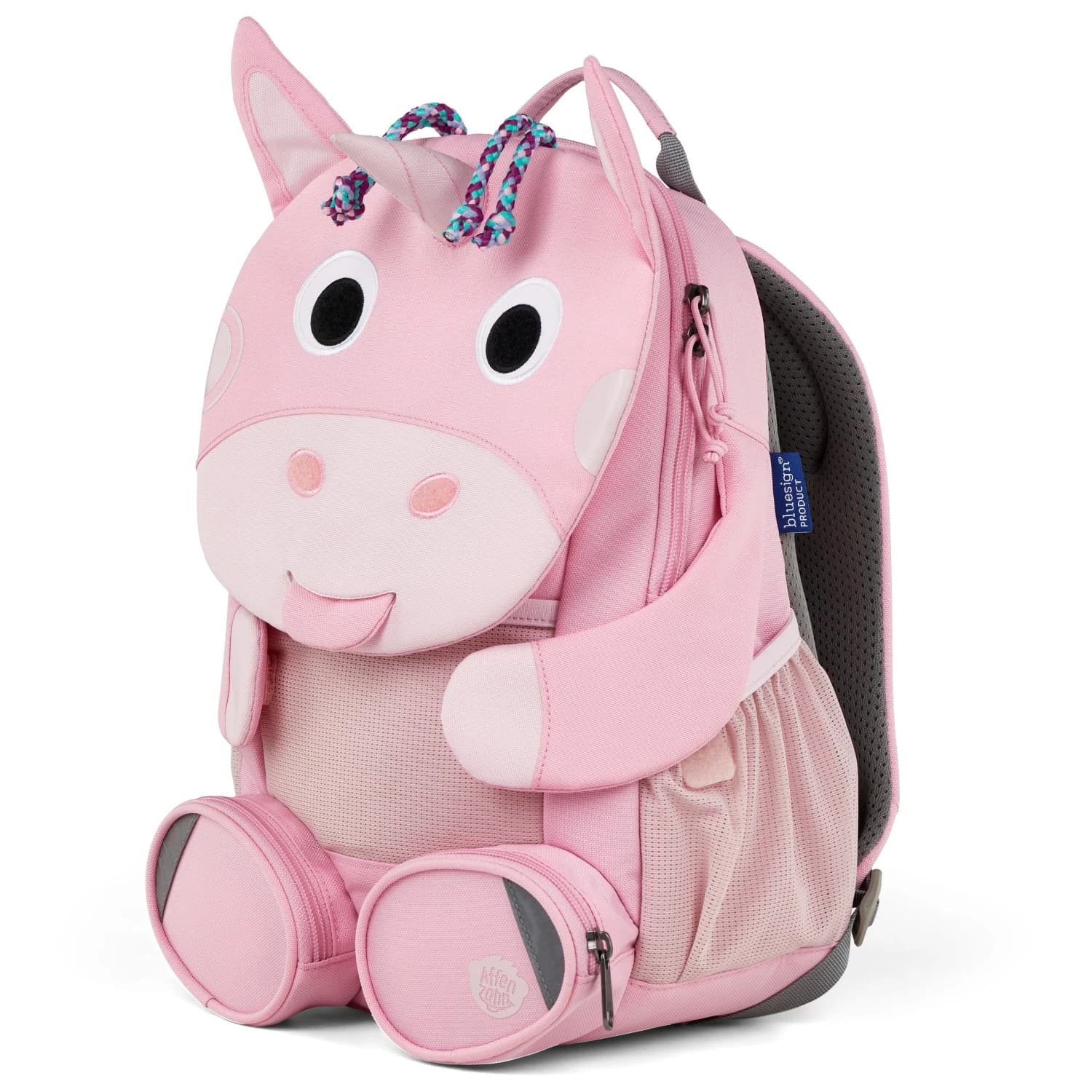 Детска детска раница Affenzahn Großer Freund Einhorn Kids' backpack - Pink