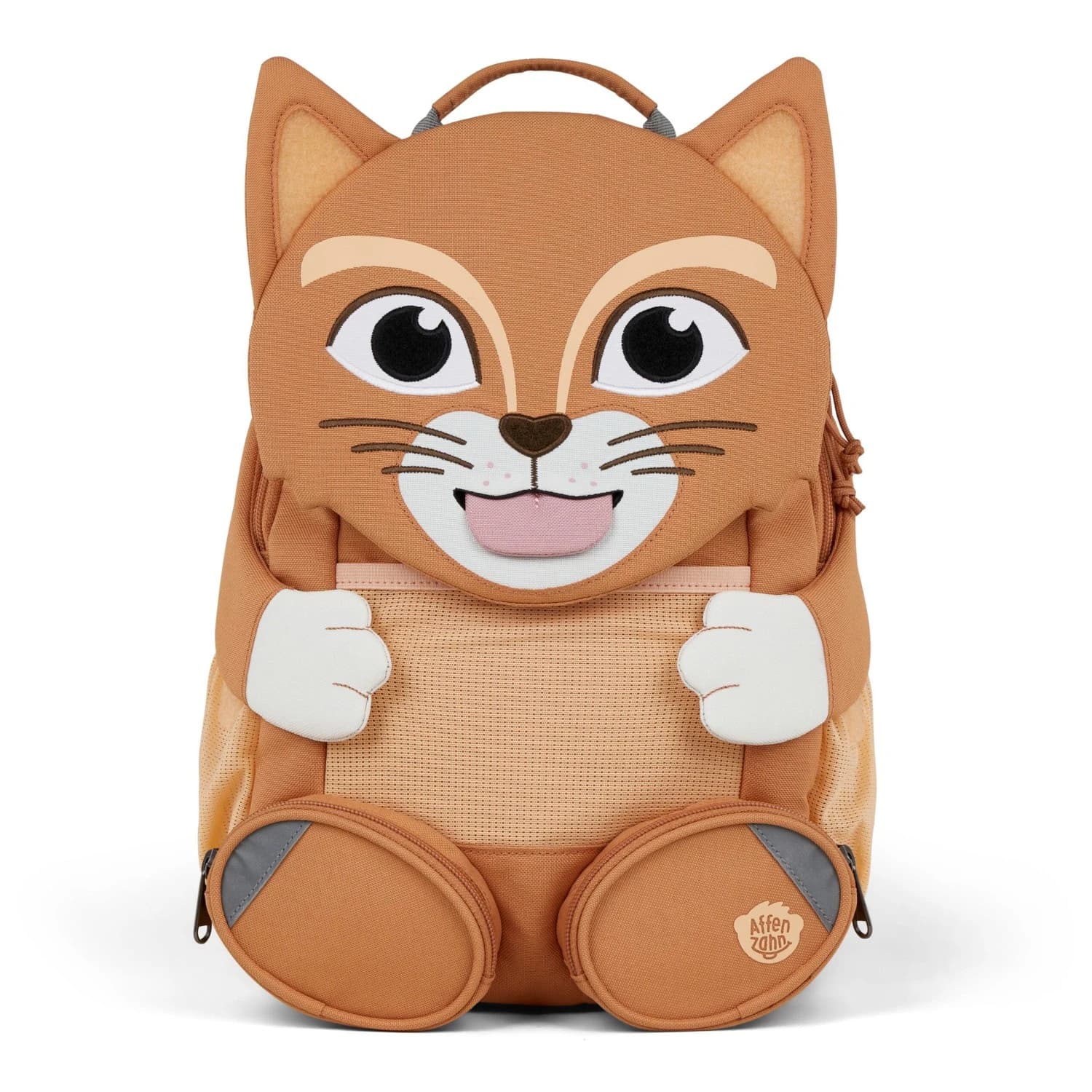 Детска детска раница Affenzahn Großer Freund Katze Kids' backpack - Light Green