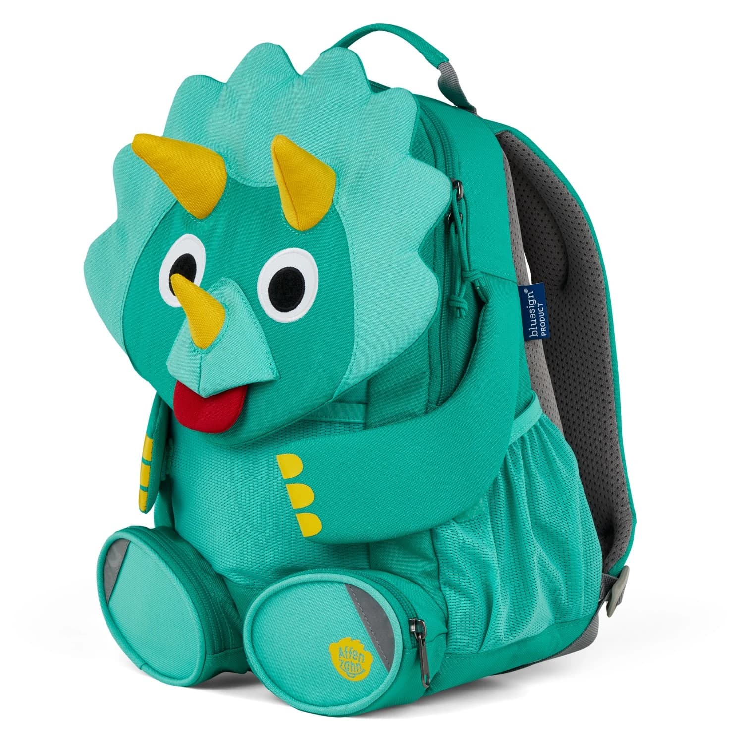 Детска детска раница Affenzahn Kid's Großer Freund Dinosaurier Kids' backpack - Turquoise