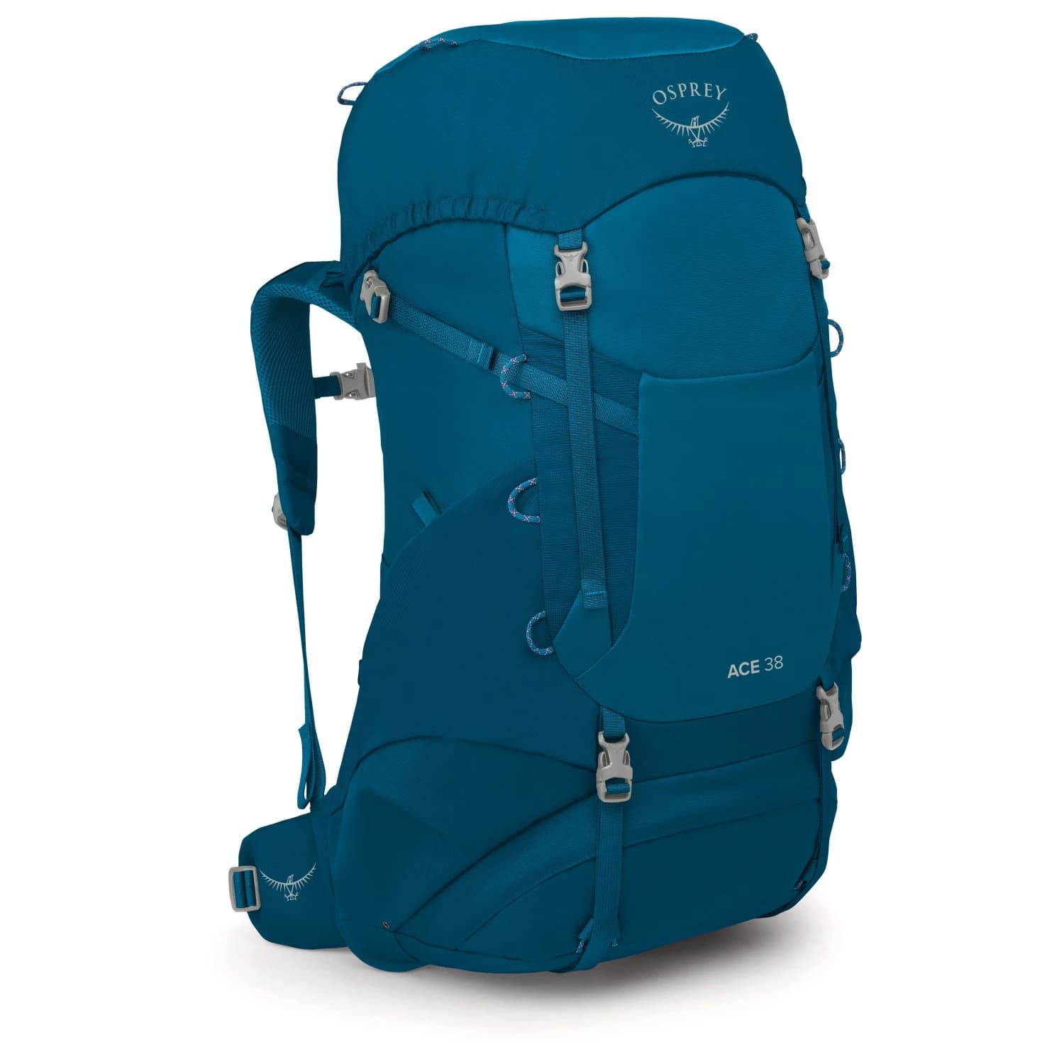 Детска детска раница Osprey Kid's Ace 38 Kids' backpack - Blue Spikemoss / Deep Peyto