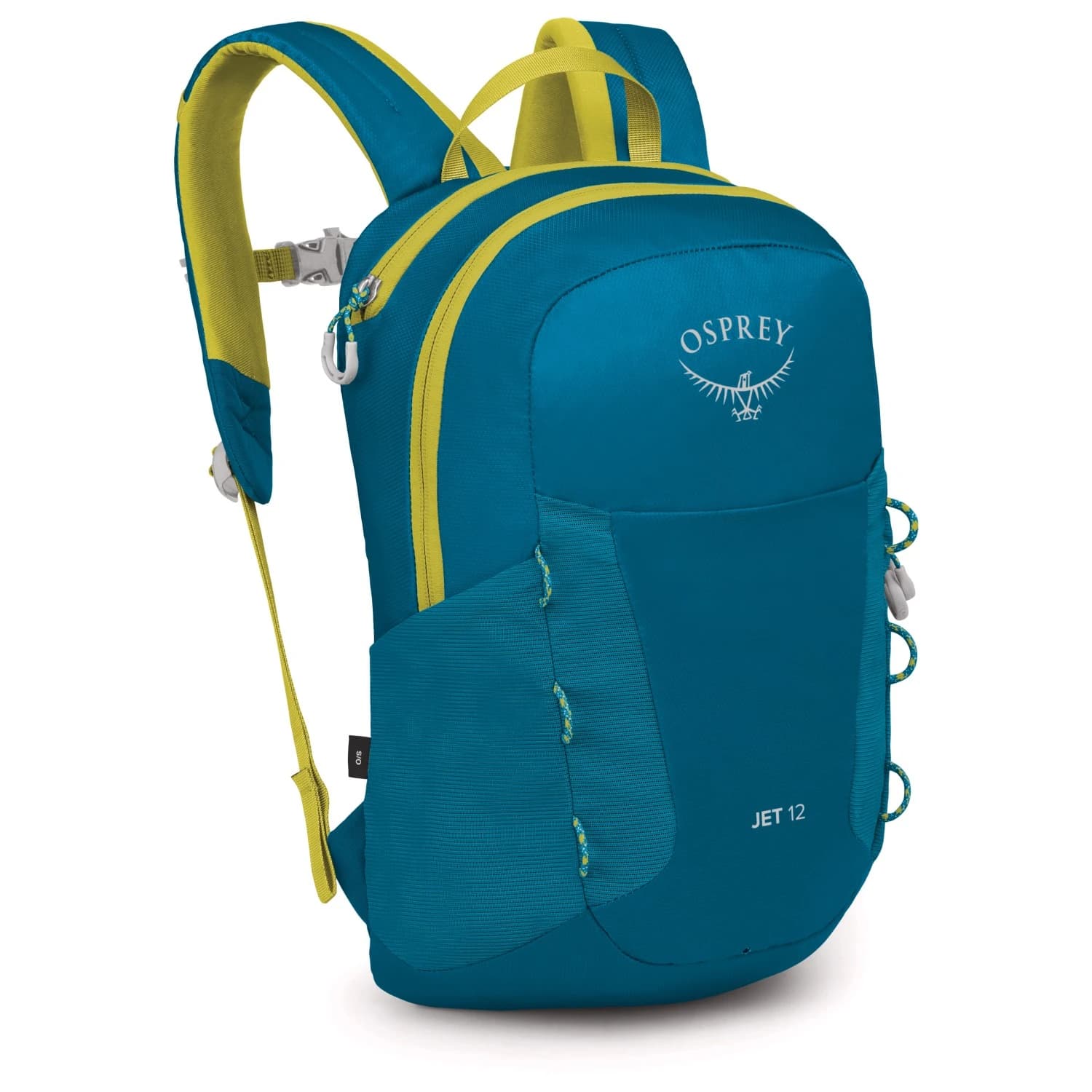 Детска детска раница Osprey Kid's Jet 12 Kids' backpack - Blue Spikemoss / Lemongrass