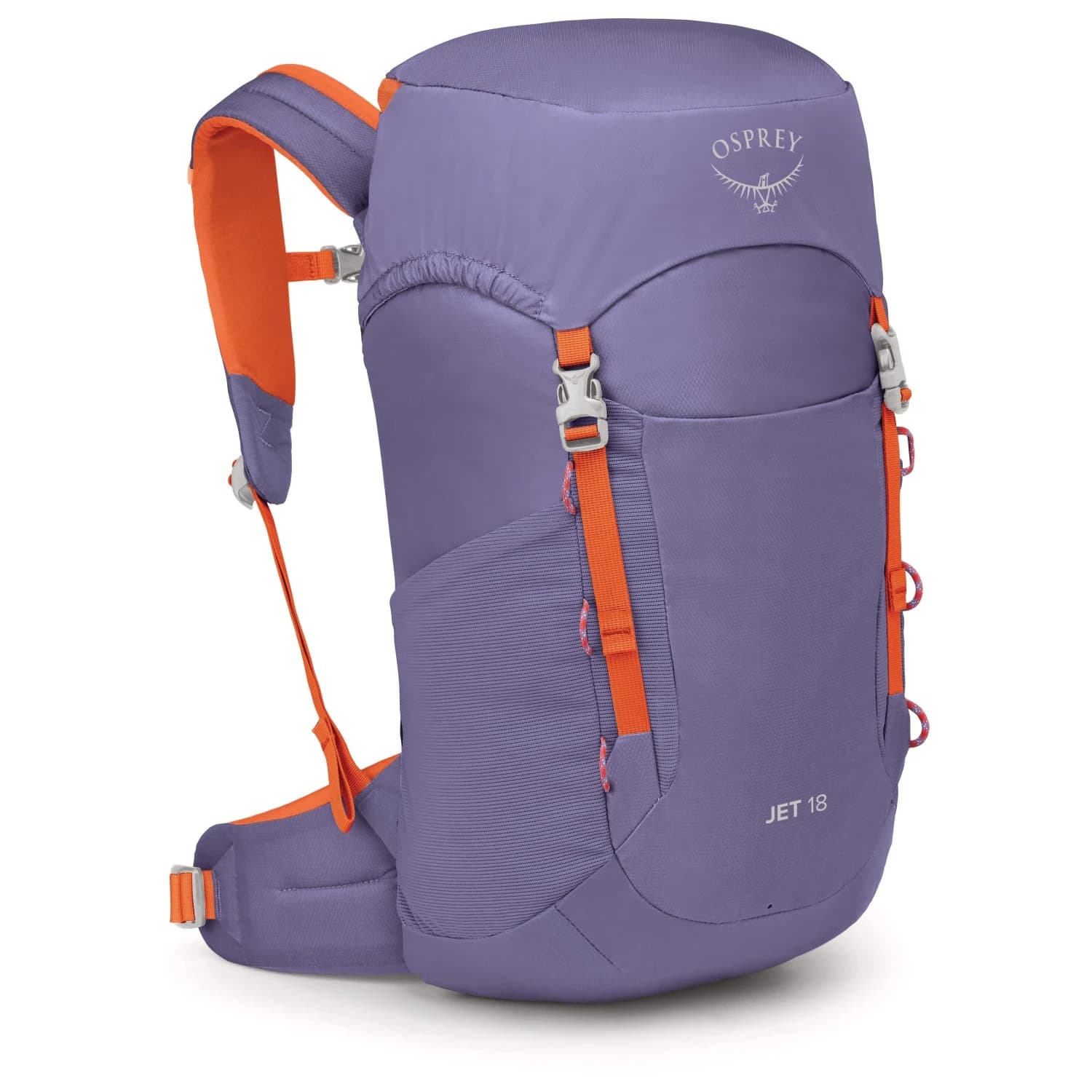 Детска детска раница Osprey Kid's Jet 18 Kids' backpack - Euphoria Purple / Mars Orange