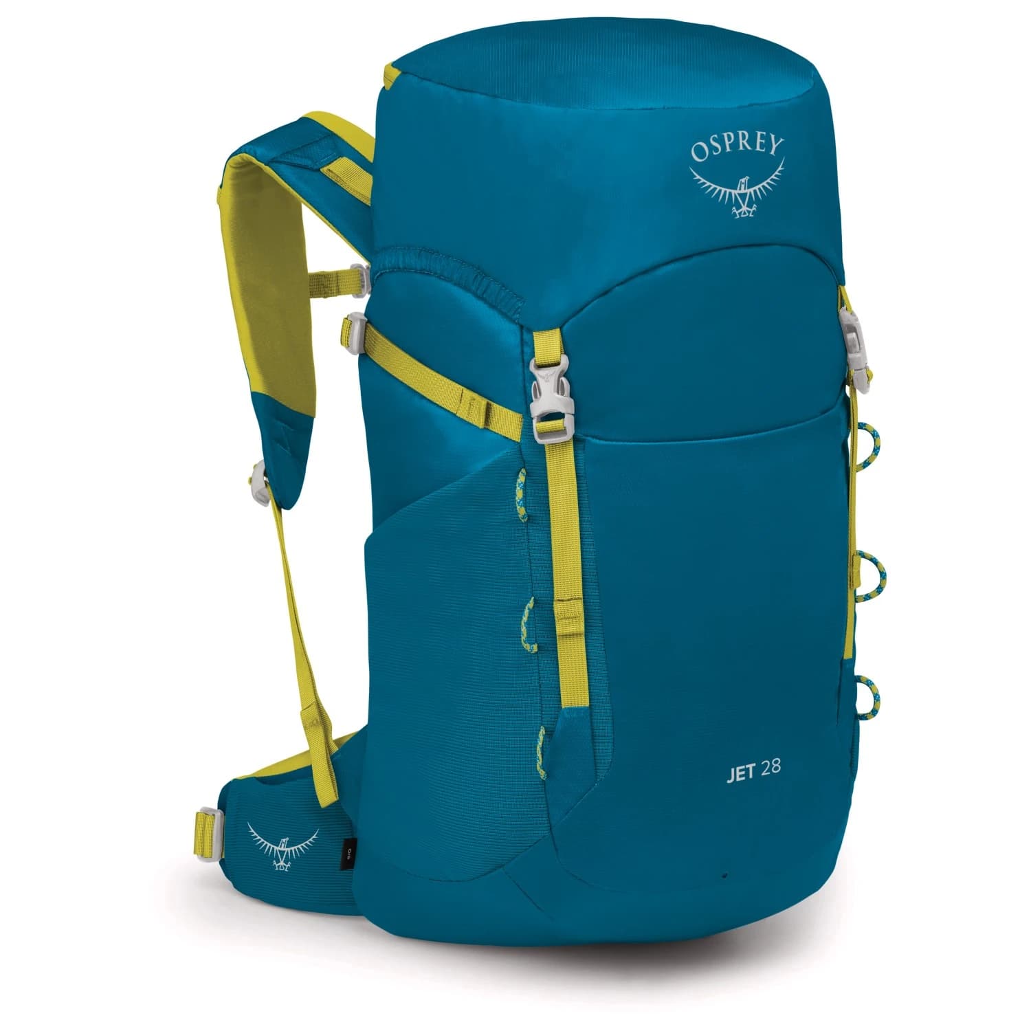 Детска детска раница Osprey Kid's Jet 28 Kids' backpack - Blue Spikemoss / Lemongrass