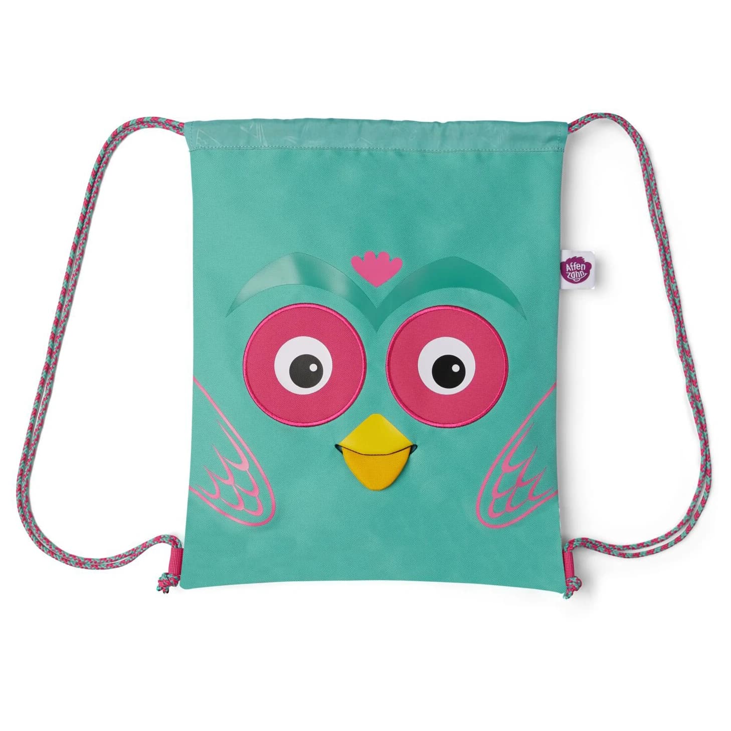Детска детска раница Affenzahn Kid's Sportbeutel Eule Kids' backpack - Teal