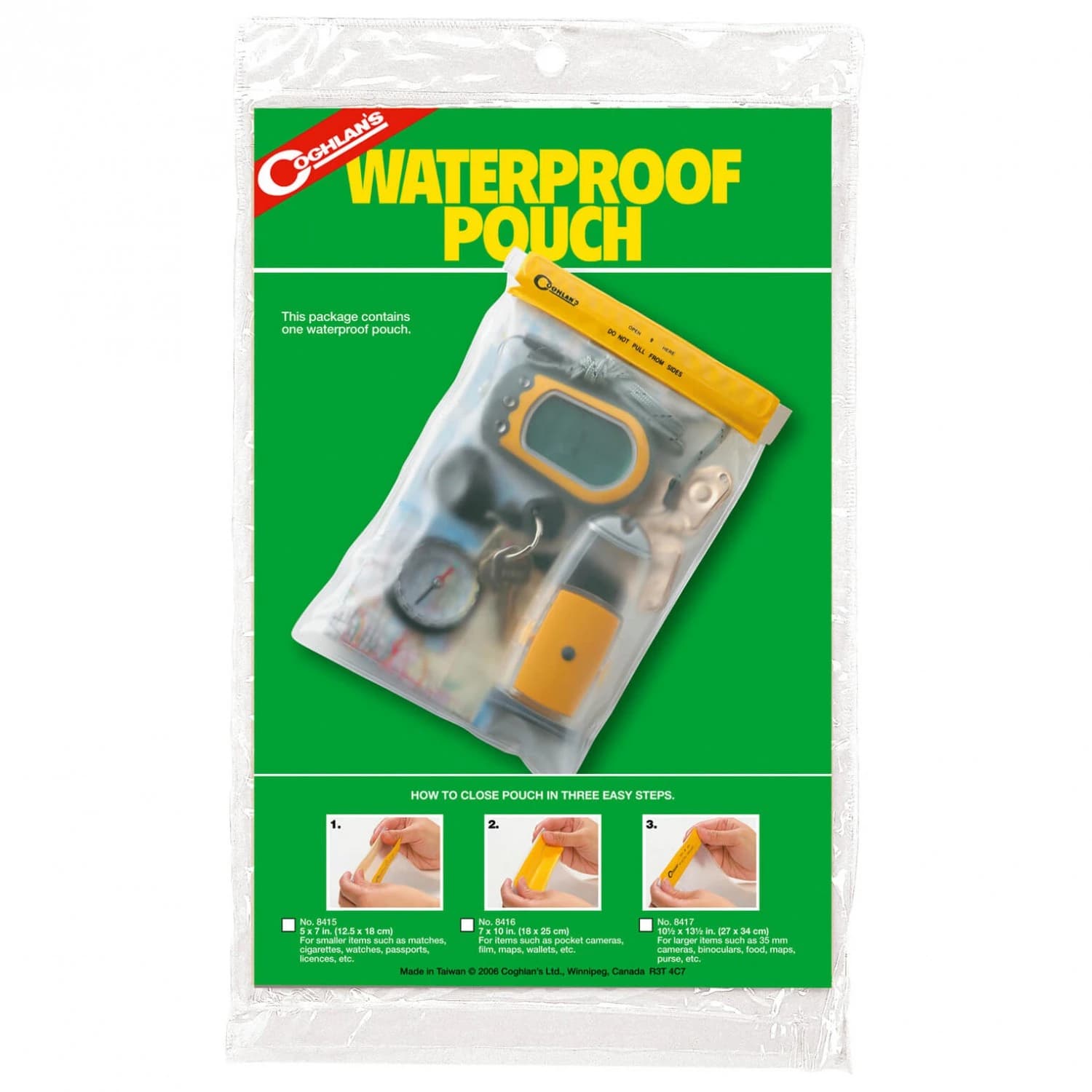 Протектор Coghlans wasserdichte Beutel Protective cover - Transparent / Yellow