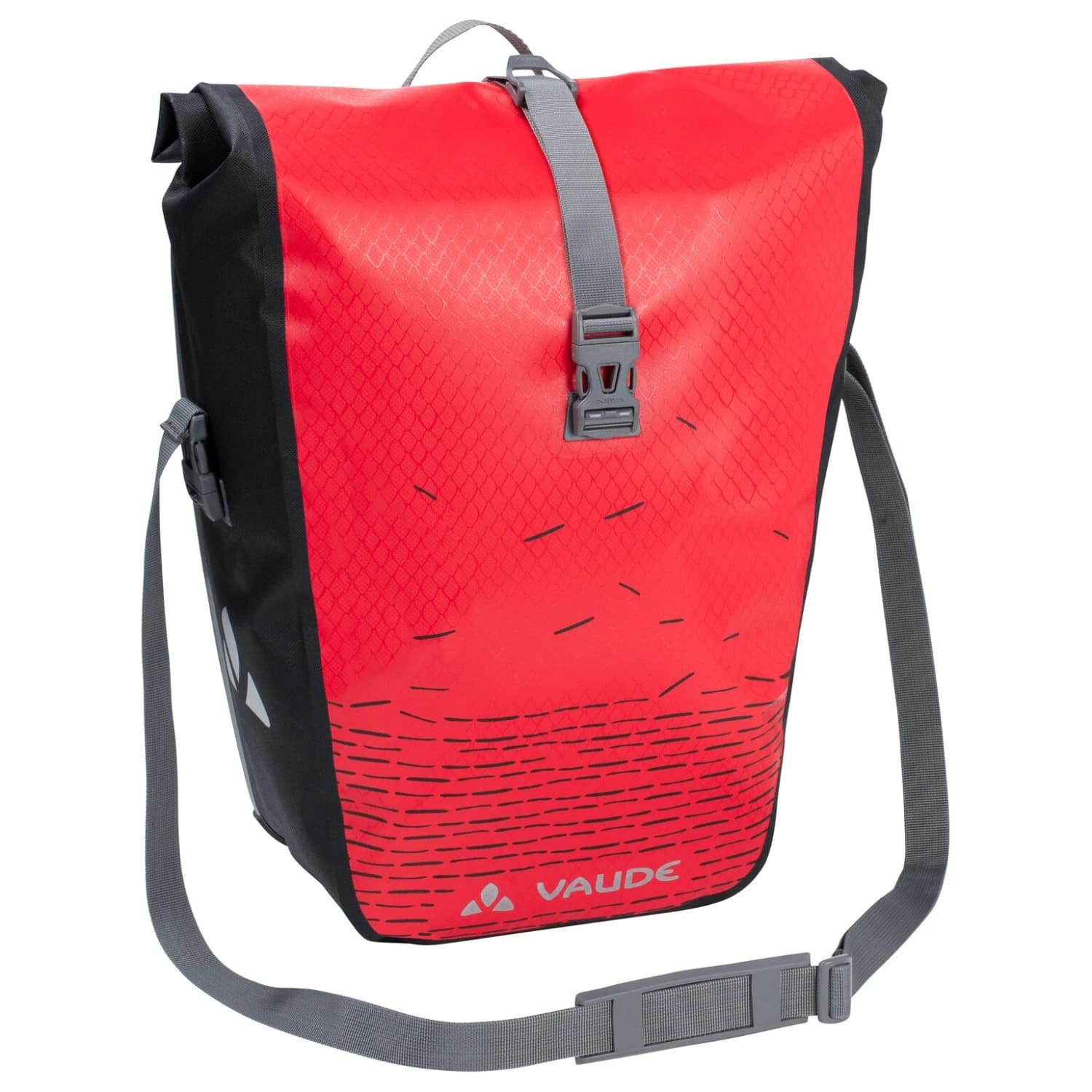 Велосипедна дисага Vaude Aqua Back Print Single Pannier - Red / Black