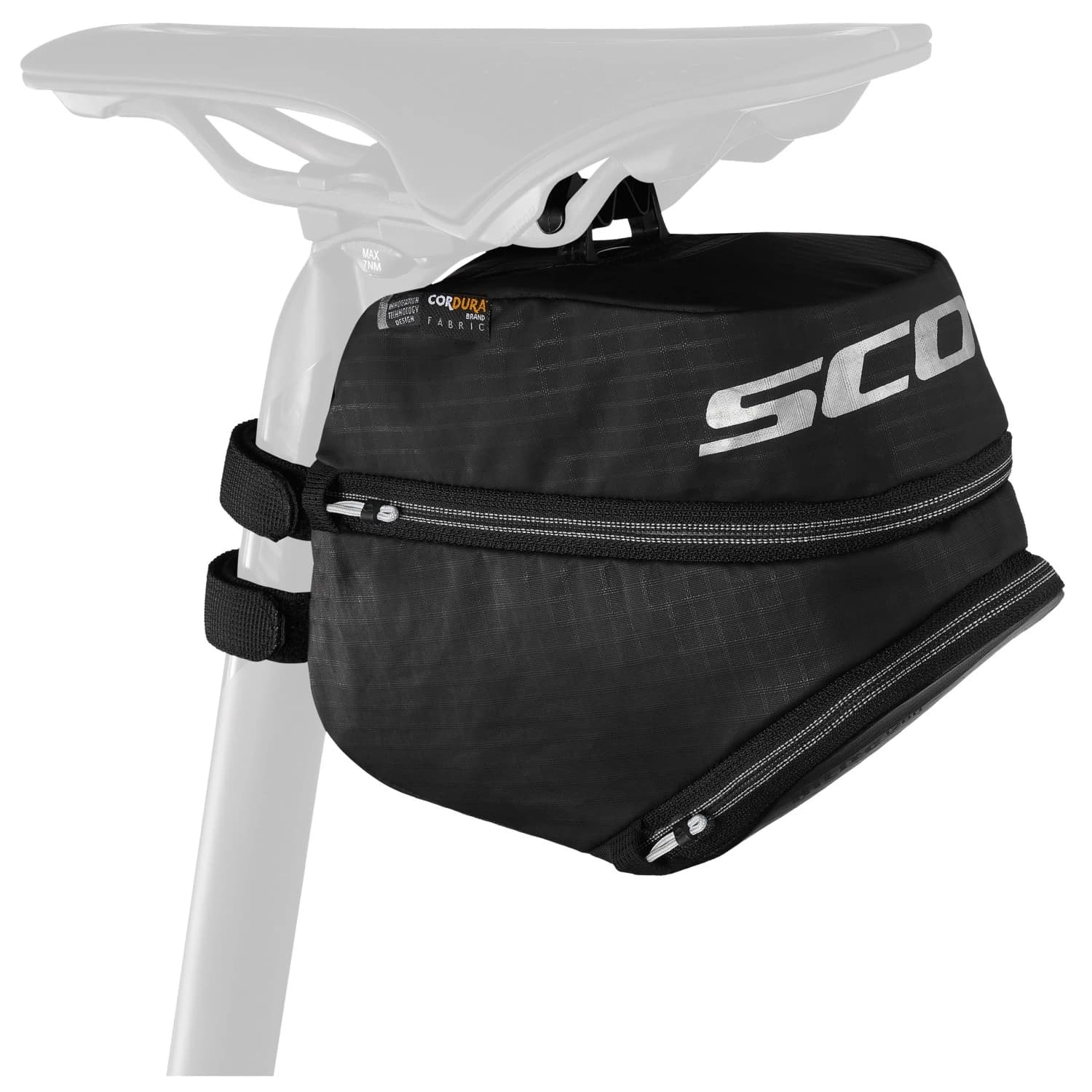 Чанта за седалка Scott Saddle Bag Hilite 1200 (Clip) Bike bag - Black