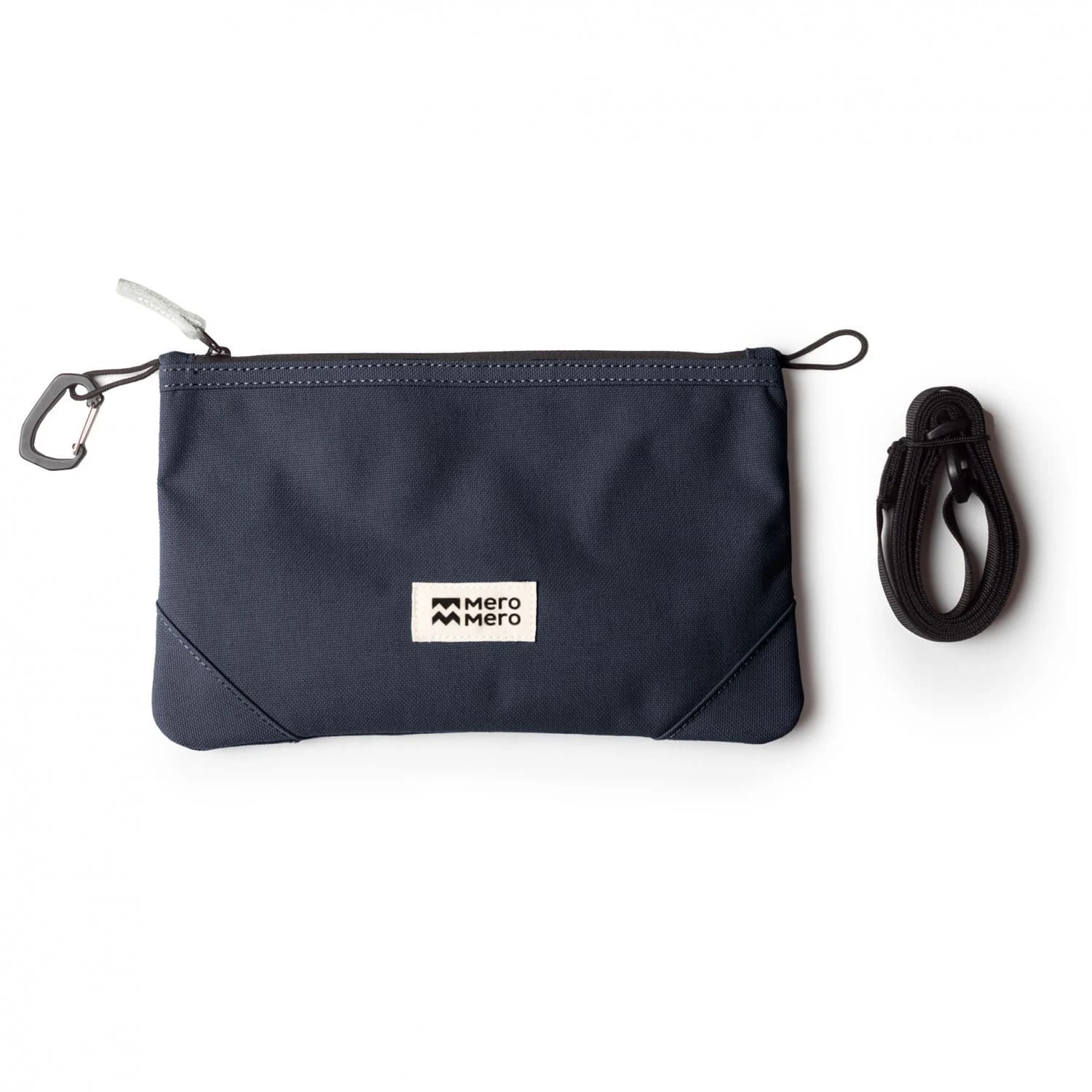 Чанта за рамо Meromero Stuff Pouch V2 Shoulder bag - Navy Blue / Cream Leather