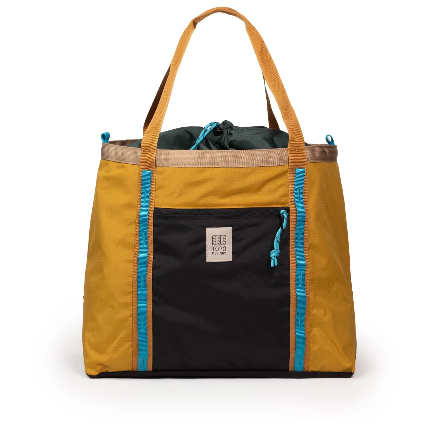 Чанта за рамо Topo designs Mountain Utility Tote Shoulder bag - Mustard / Forest