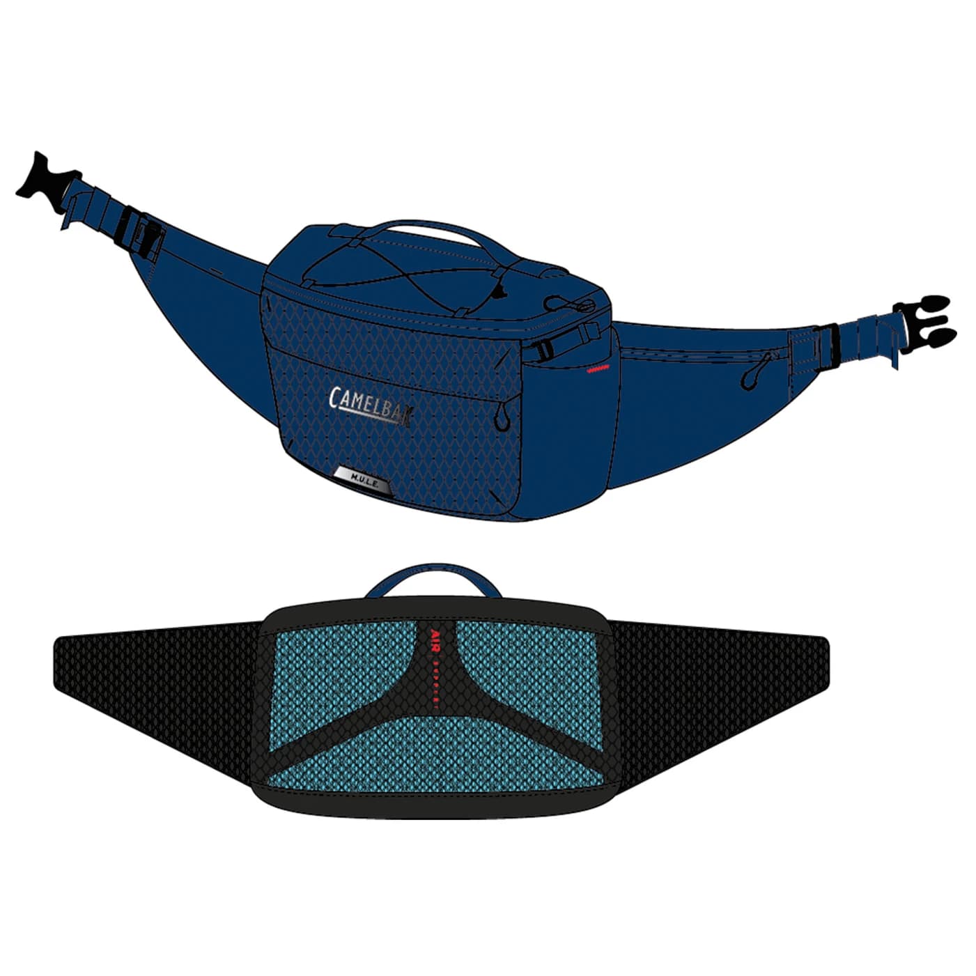 Чанта за кръст Camelbak M.U.L.E. 5 Waist Pack Hip bag - Deep Sea