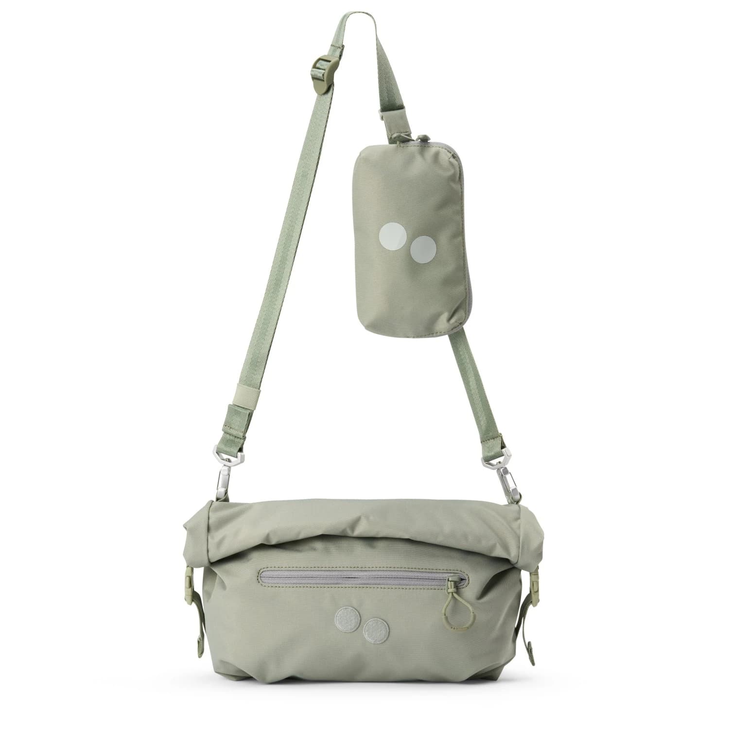 Чанта за рамо Pinqponq Aksel Solid 2+5 Shoulder bag - Misted Mint
