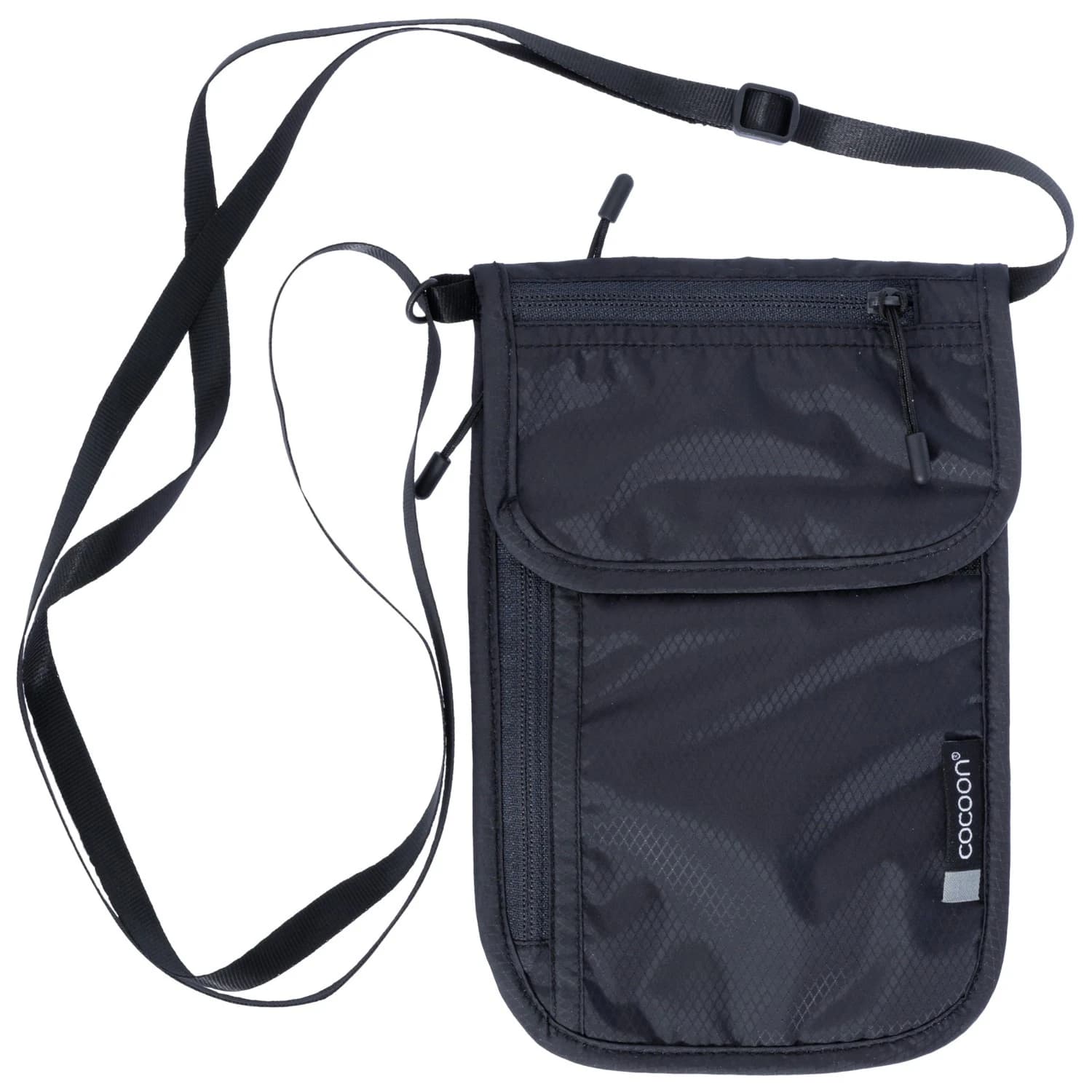 Калъф за ценности Cocoon Neckwallet Light Valuables pouch - Phantom Black