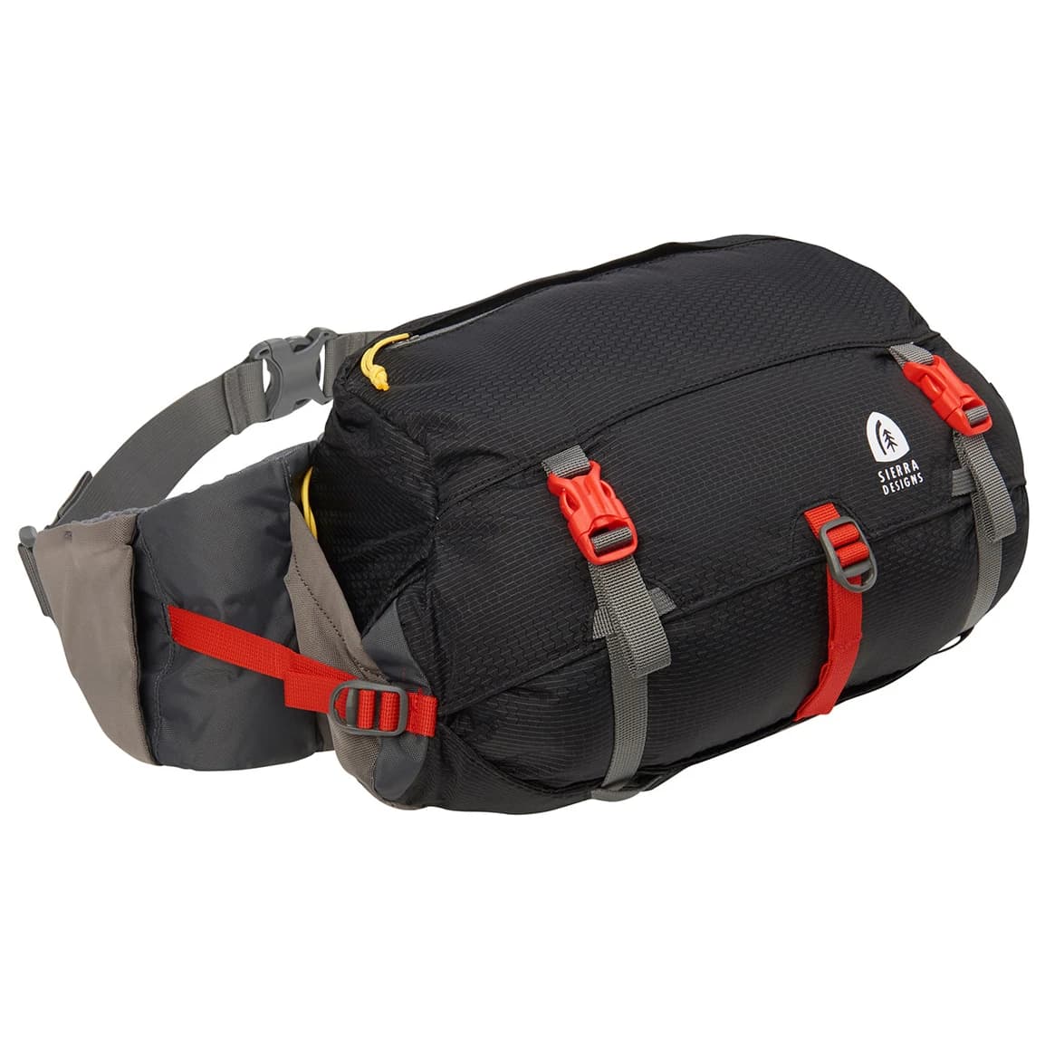 Чанта за кръст Sierra designs Flex Lumbar 7-10 Hip bag - Red / Yellow / Peat
